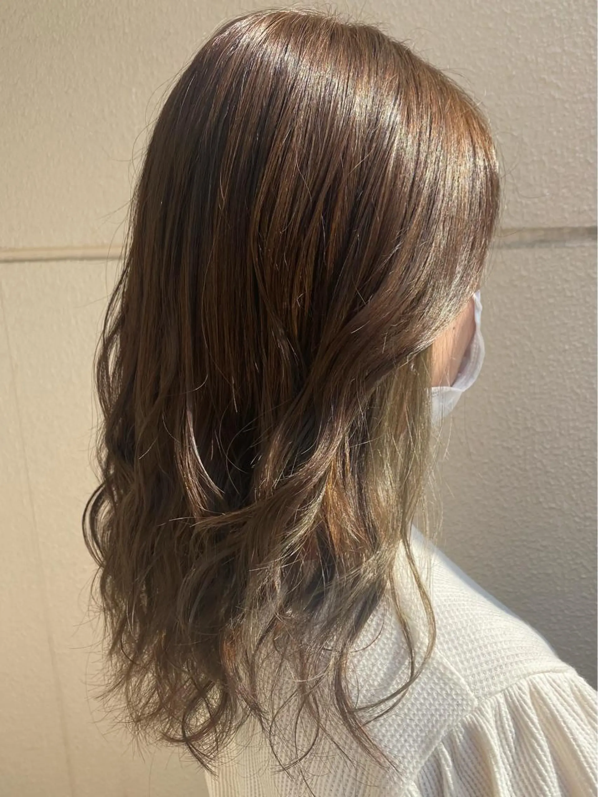 ミディアム ambellir 山本伽椰のヘアスタイル