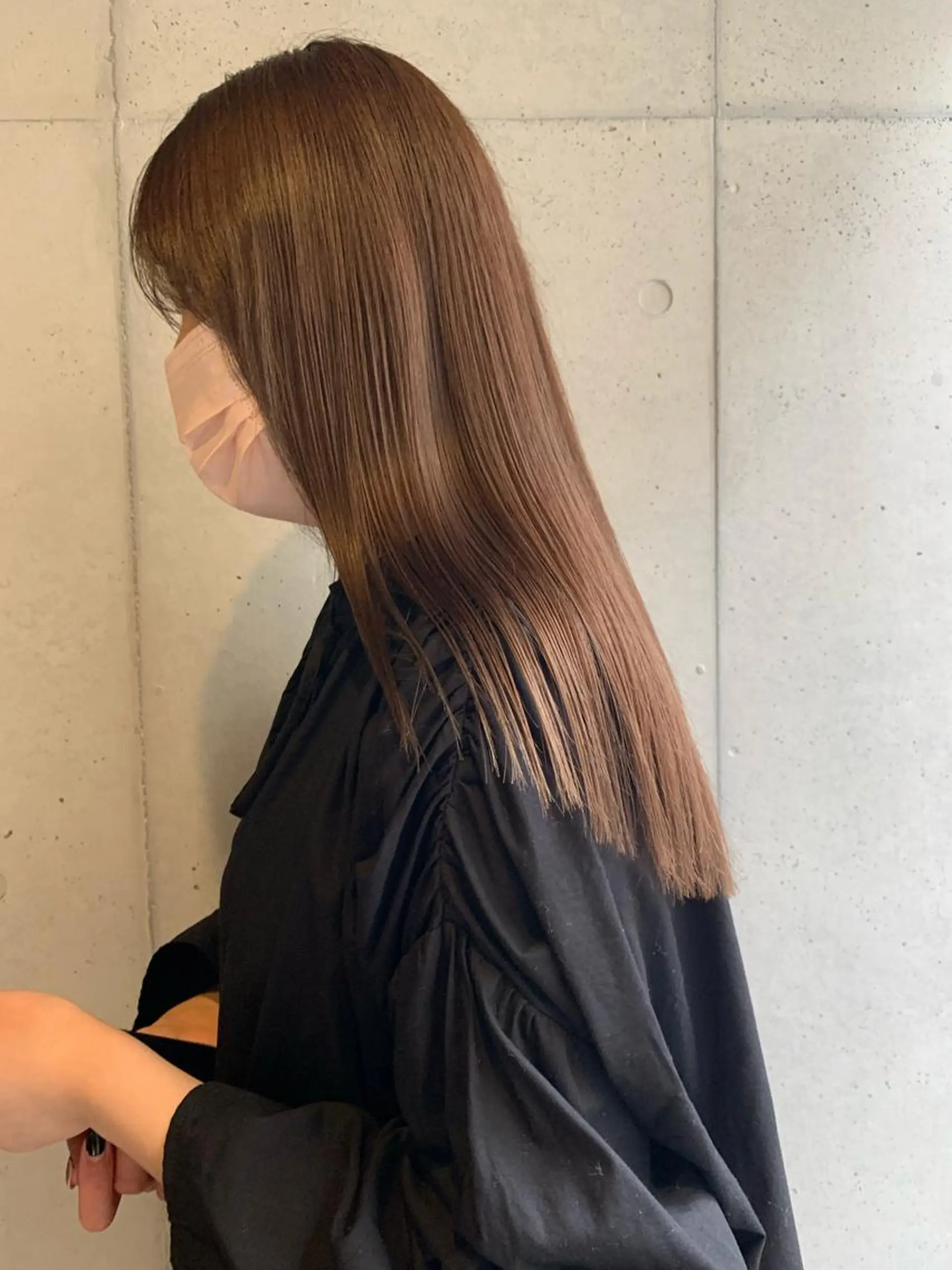 ロング カラー ヘアカラー トリートメント 似合わせウルフ/ レイヤー/山本祐輔のヘアスタイル