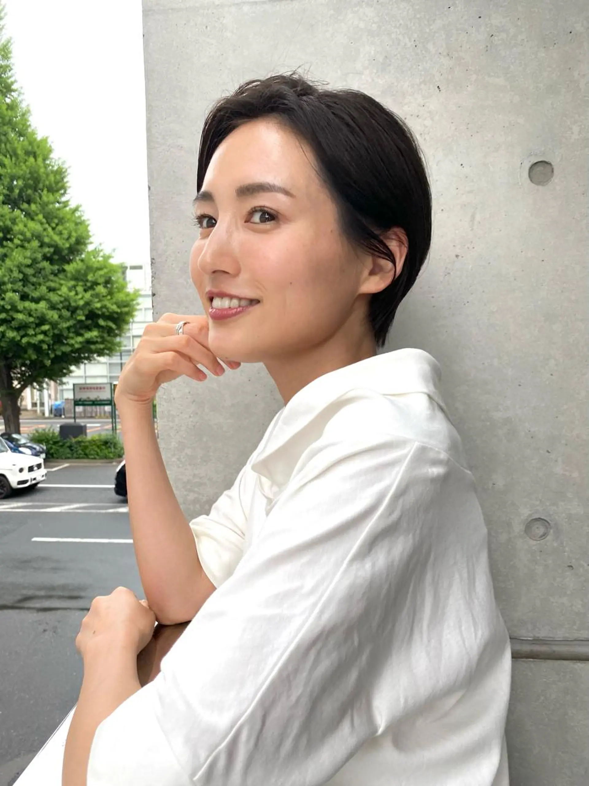 ショート カラー 小滝 楓のヘアスタイル