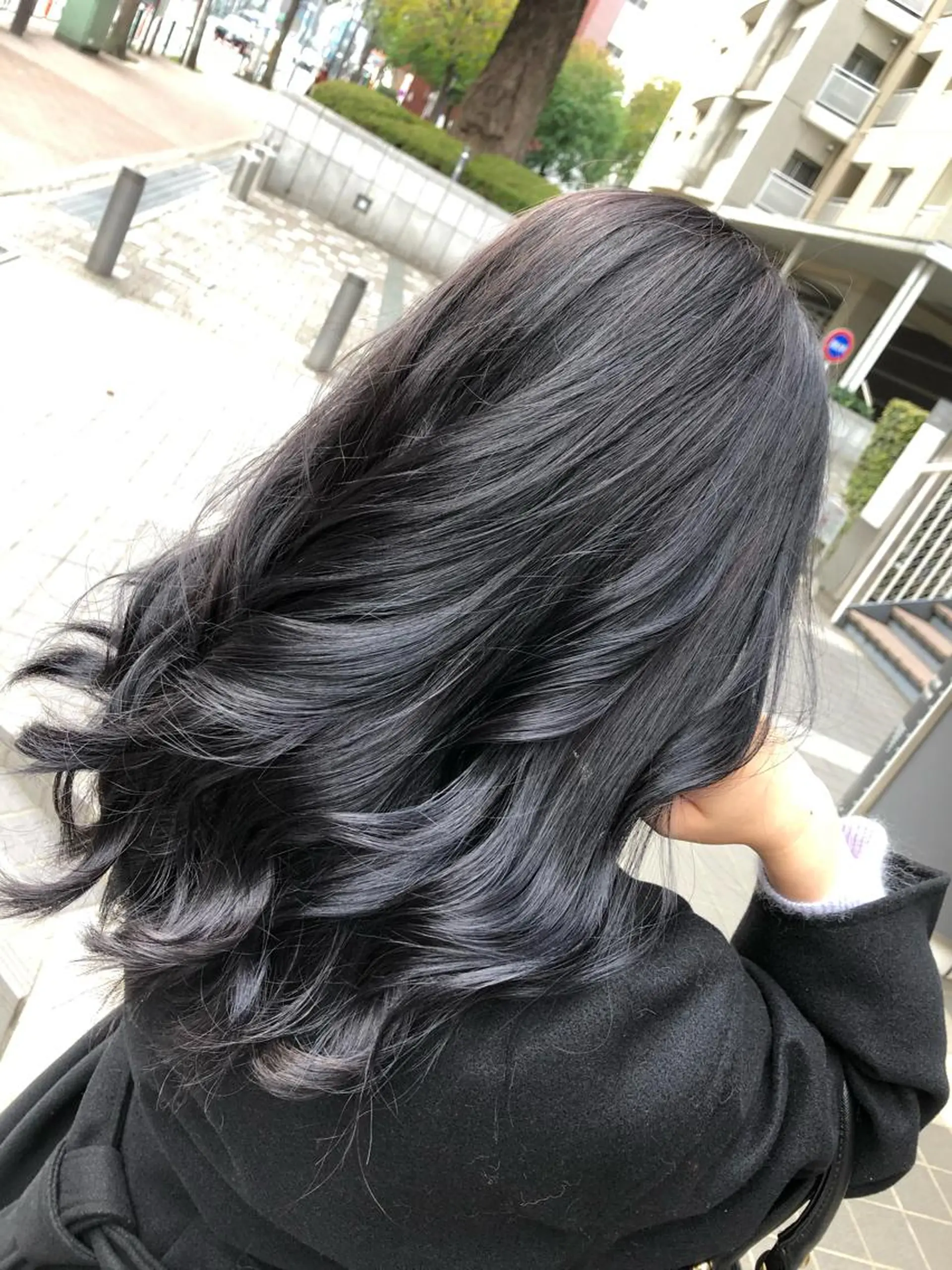 セミロング カラー 髪質改善⭐️ 桜場のヘアスタイル