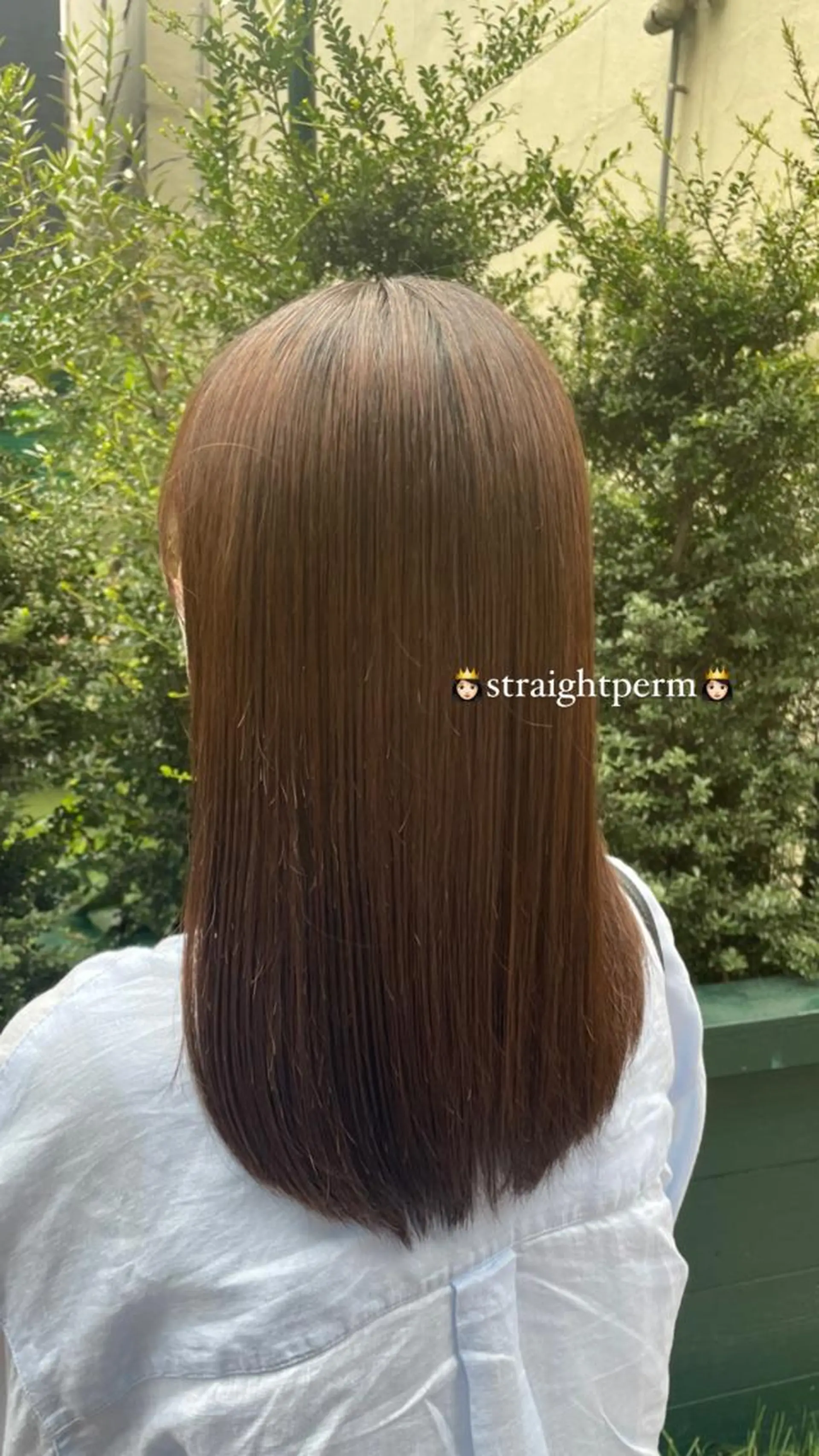 セミロング 縮毛矯正 MINX 長濱 優花 /銀座美容師のヘアスタイル