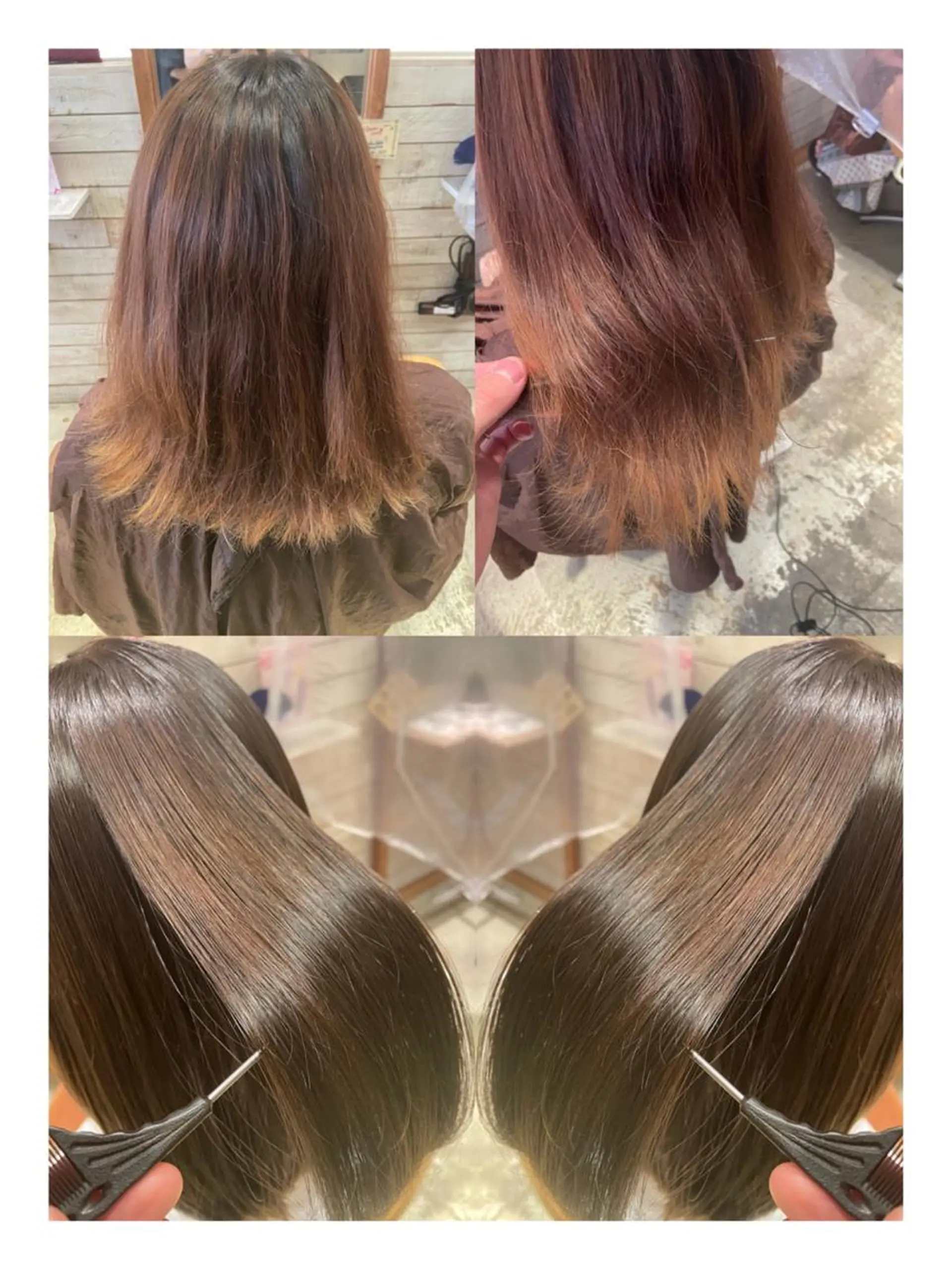 ミディアム 髪質改善 /本物の髪質改善/ 古川新のヘアスタイル