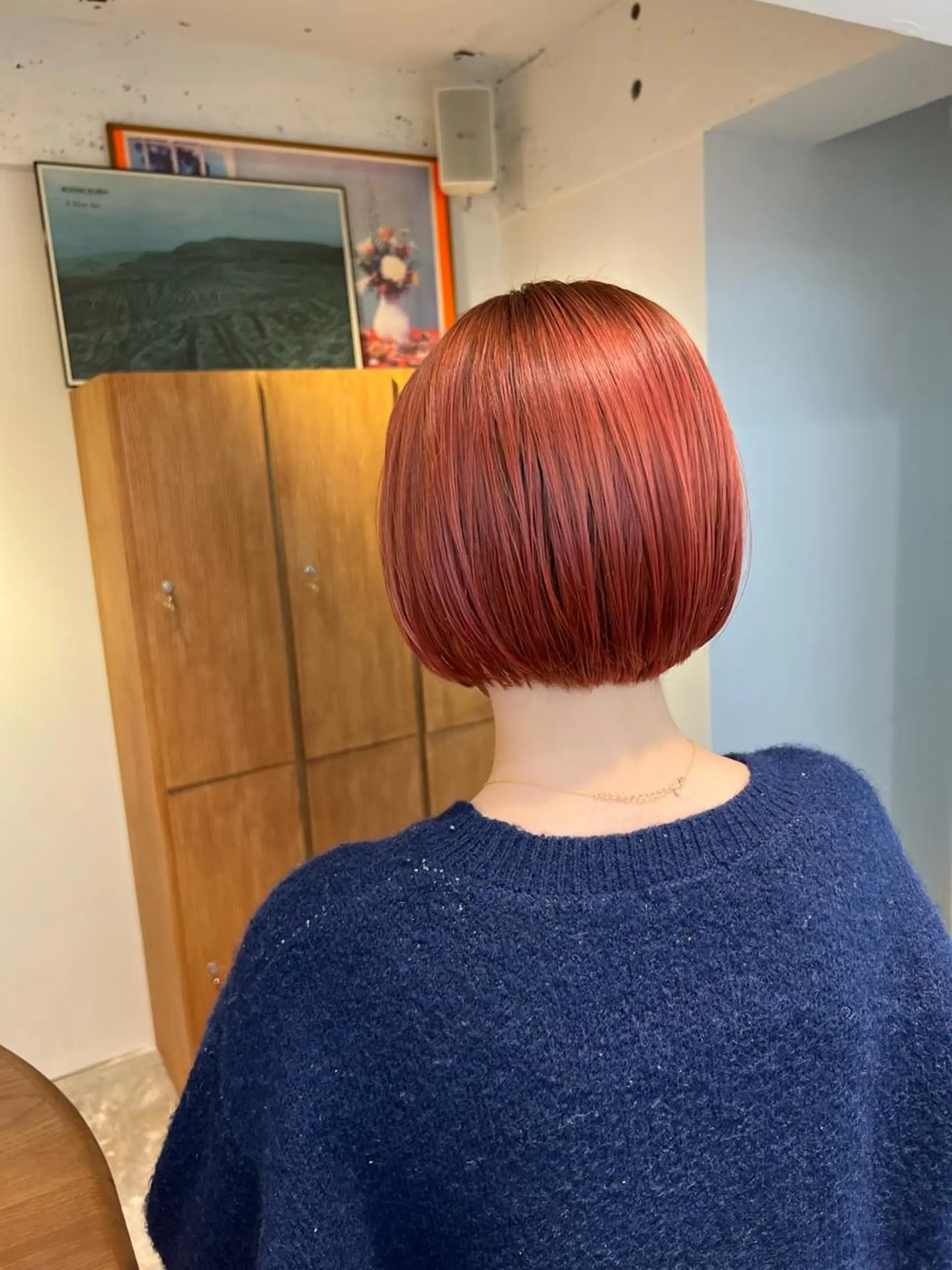 ショート カラー ブリーチ オレンジ aiko【艶カラー ・ミニモ年内で終了】のヘアスタイル