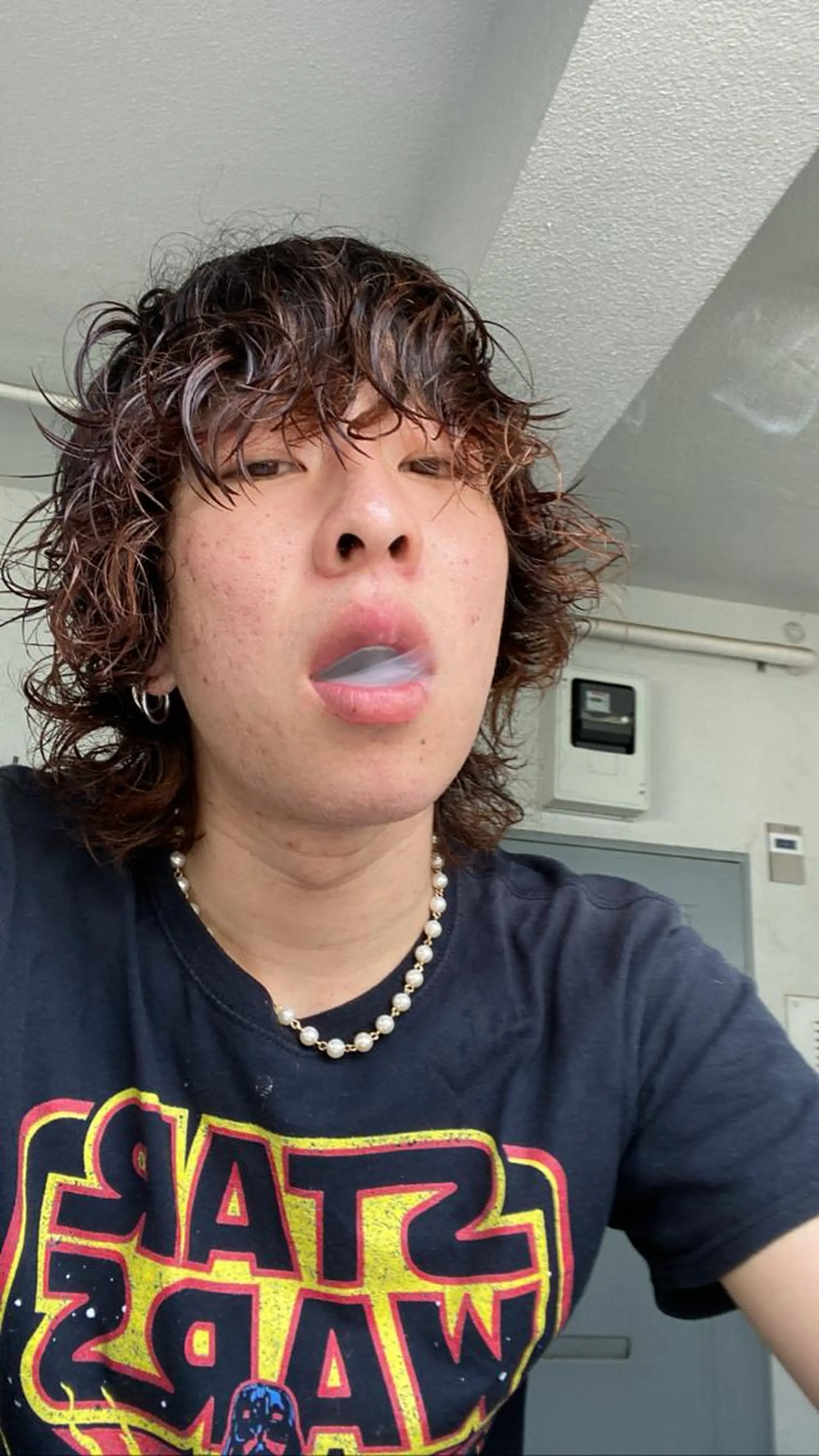 ミディアム カラー パーマ 遼太郎 /渋谷アシスタントのヘアスタイル