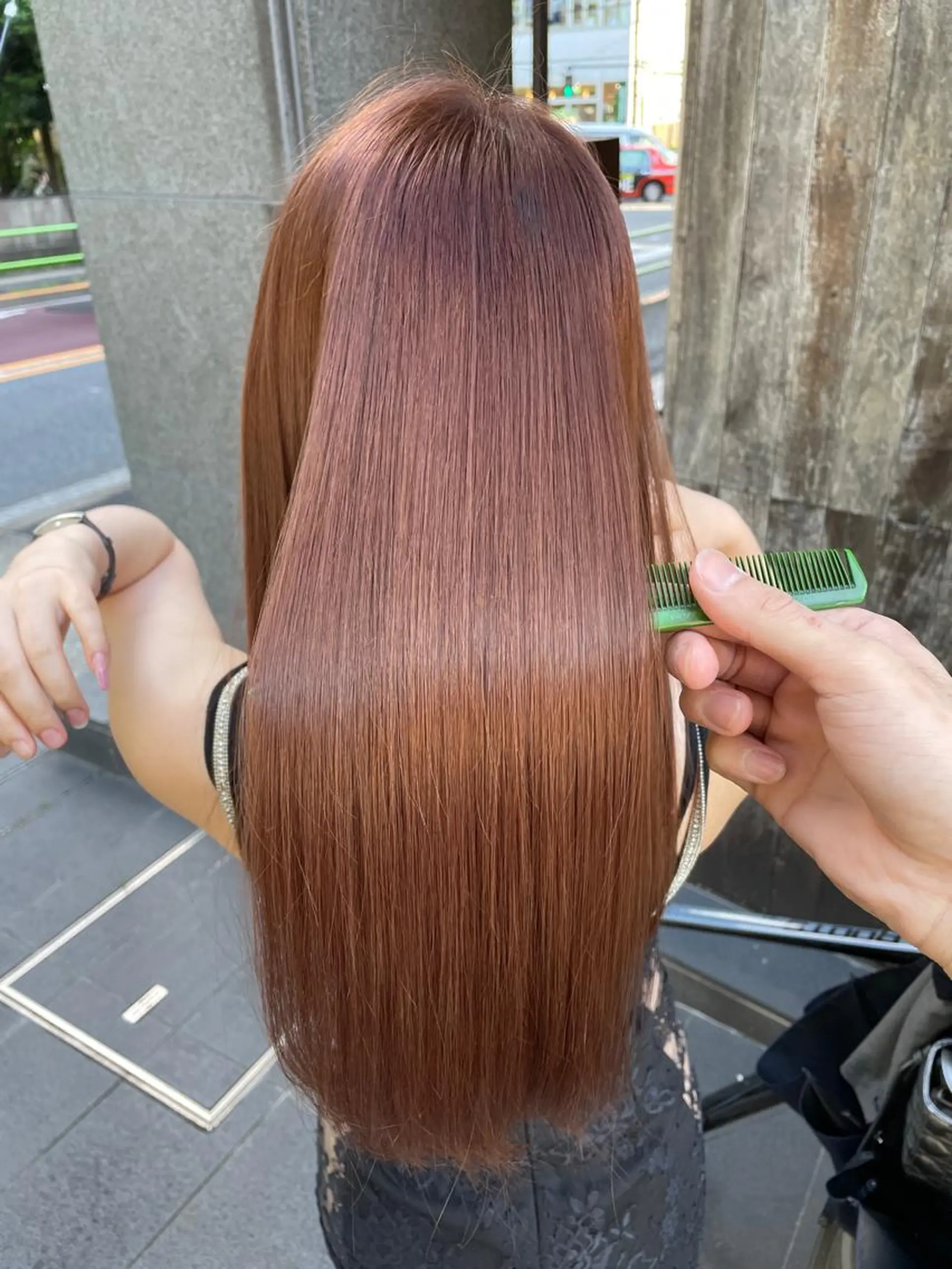 ロング ヘアカラー トリートメント stylist YUTOのヘアスタイル