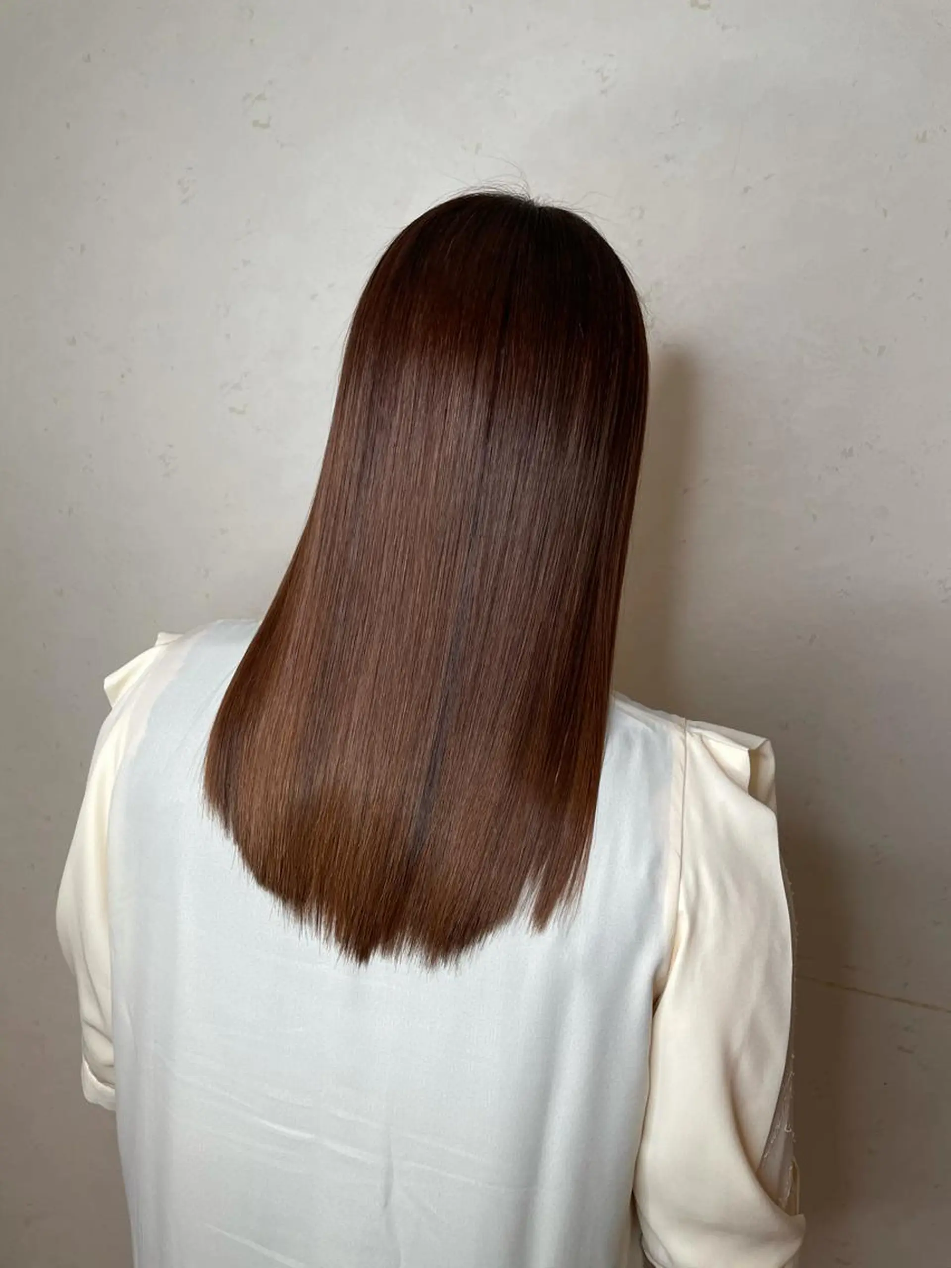 ロング パーマ 小島嵩人 縮毛矯正 髪質改善のヘアスタイル