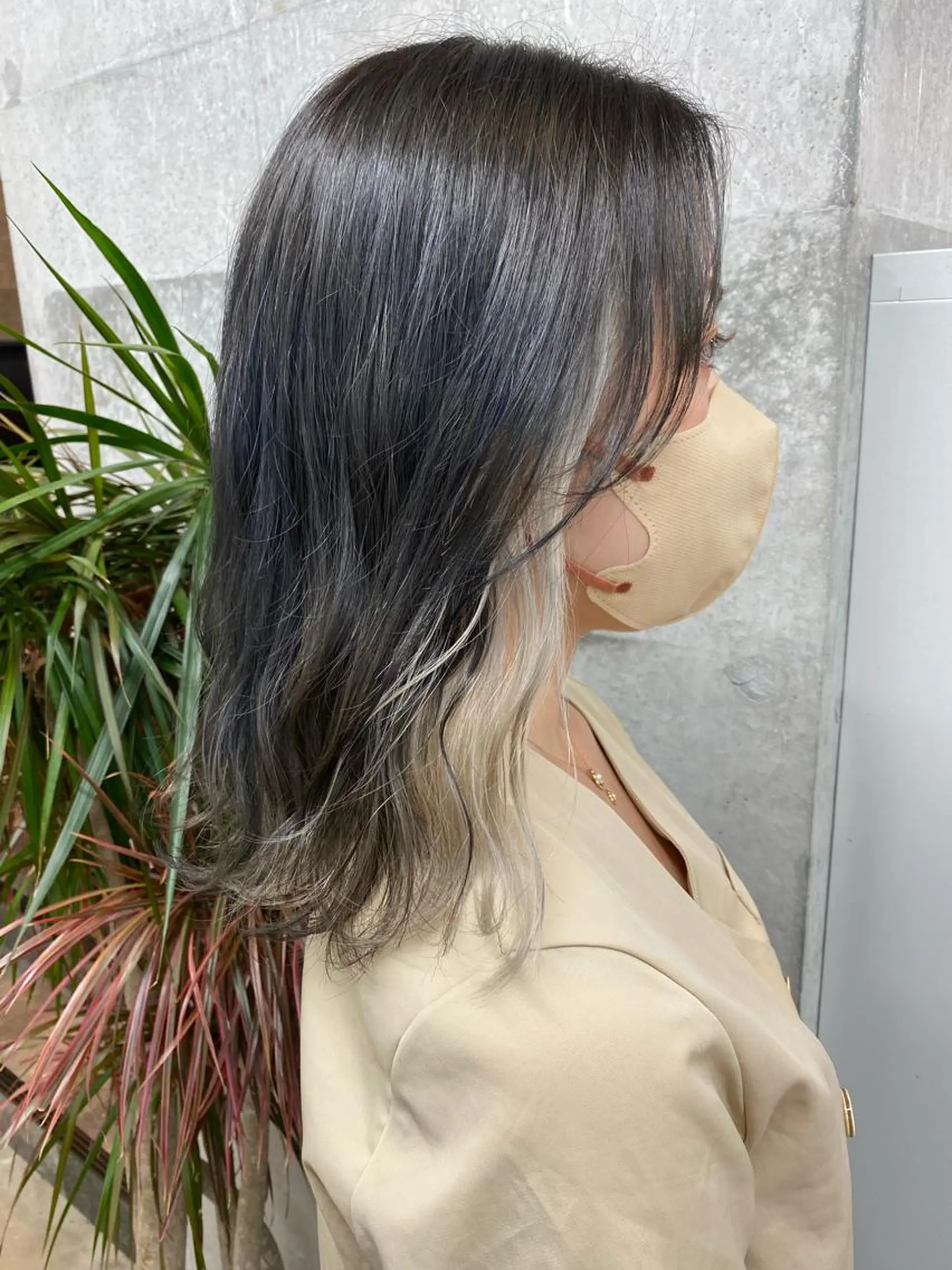 セミロング カラー カット ヘアカラー トリートメント 🌼ハイライト透明感 🌼maiのヘアスタイル