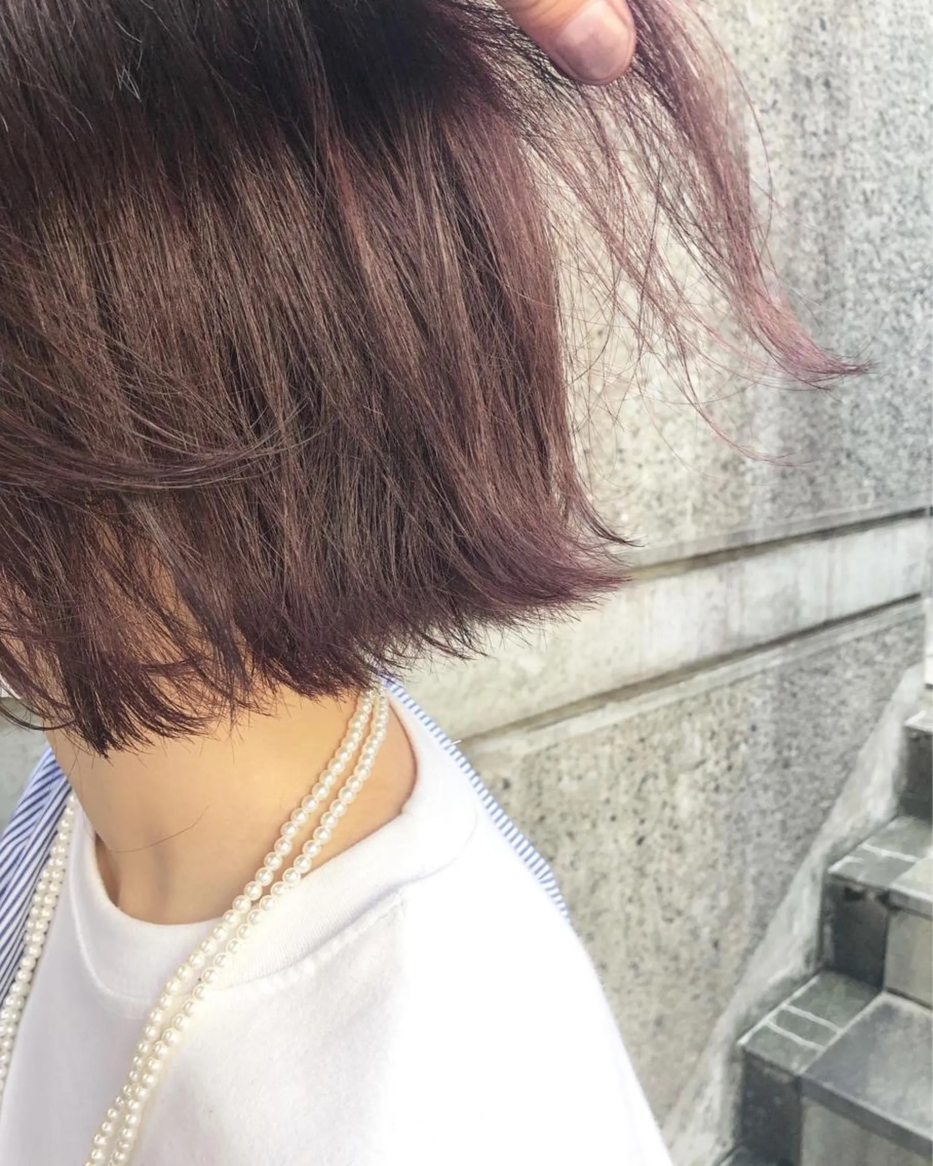 ショート カラー ヘアアレンジ ブラウンカラー ピンクカラー ピンクブラウン ボブ カット ヘアカラー トリートメント メンズ特化✂️栗原 侑也のヘアスタイル