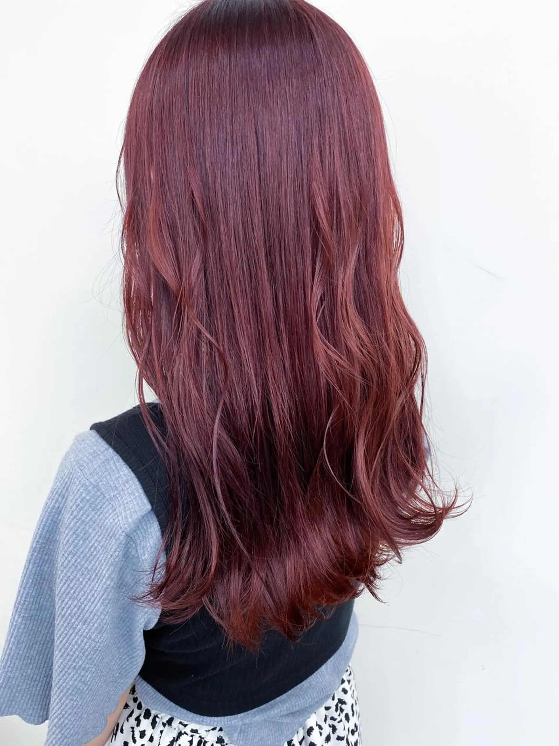 セミロング カラー ローズカラー バイオレットカラー ヘアカラー トリートメント 丹羽 隼人/髪質改善 /韓国ヘア🇰🇷のヘアスタイル