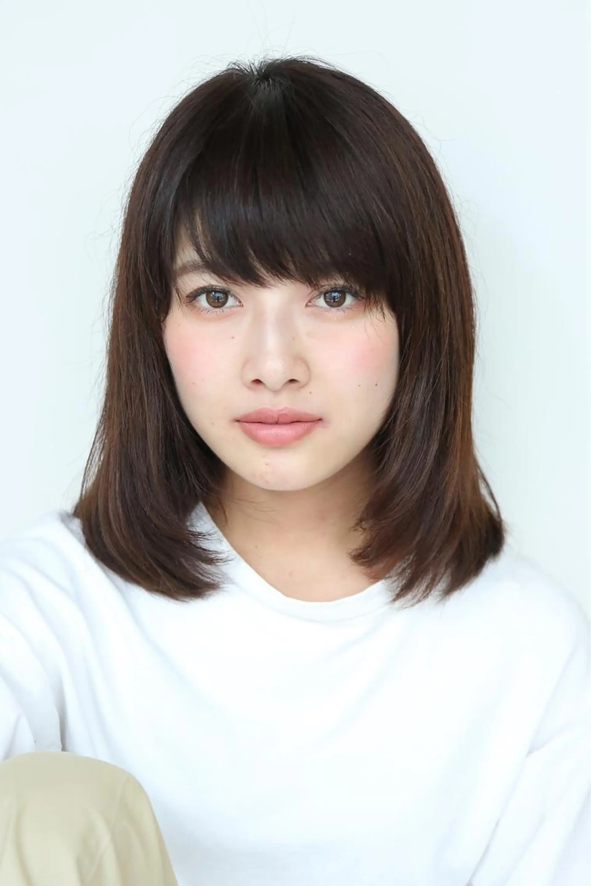 ミディアム 前井 正人のヘアスタイル