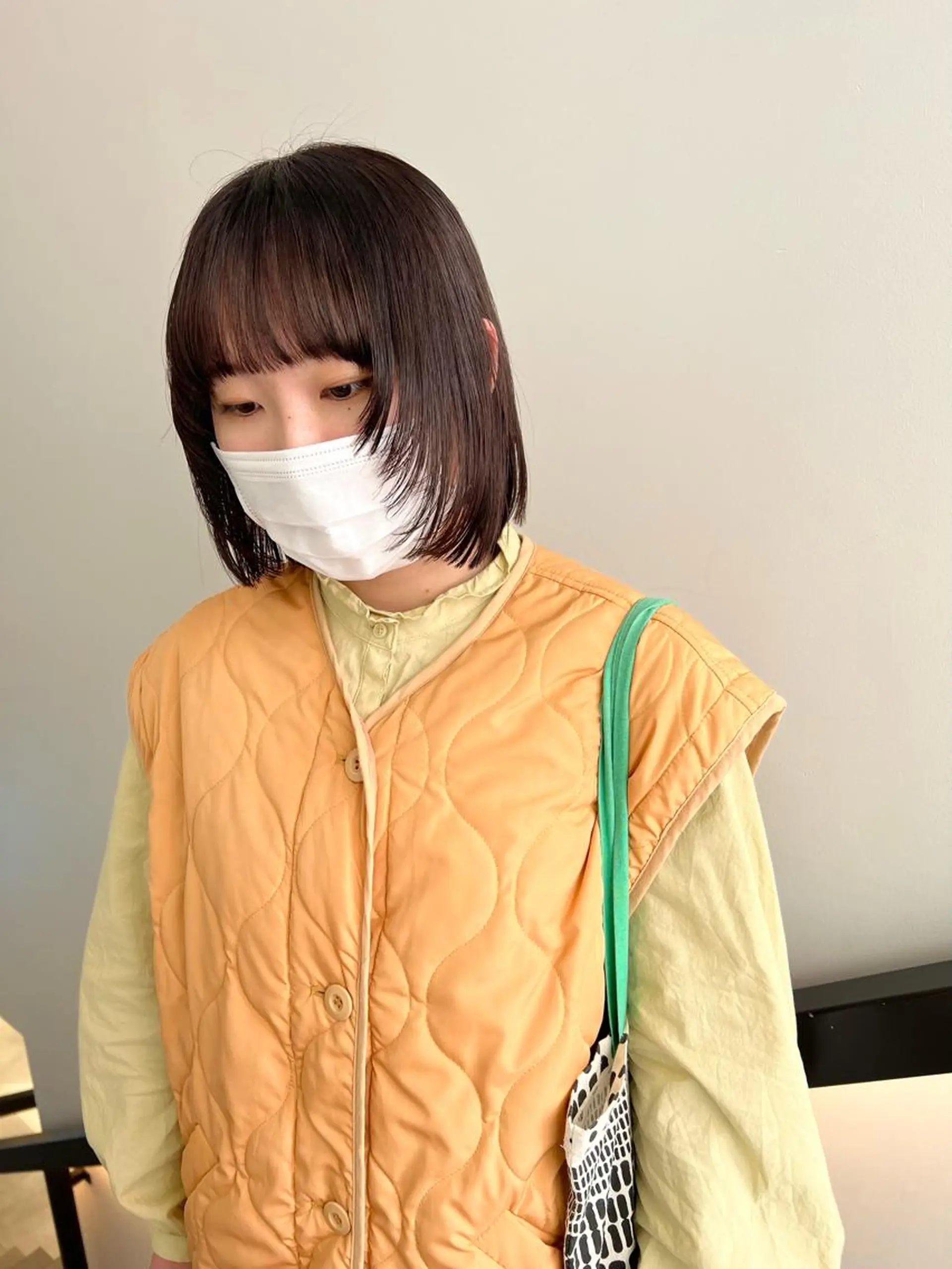 ショート カラー 顔周りカット/透明感 カラー✂️MEIのヘアスタイル