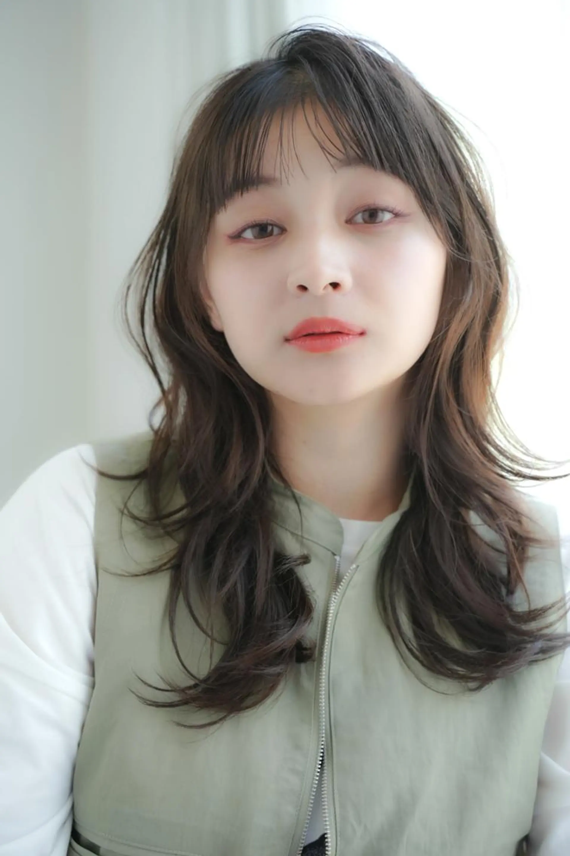 ロング メンズカットモデル 今川茉綾のヘアスタイル