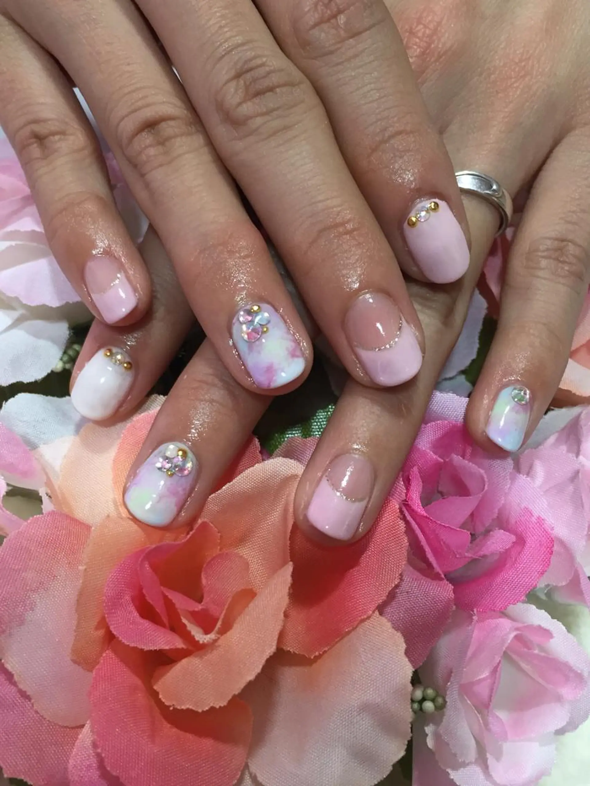 ネイル Sympa 𝓜iwako🐰ᩚのネイルデザイン