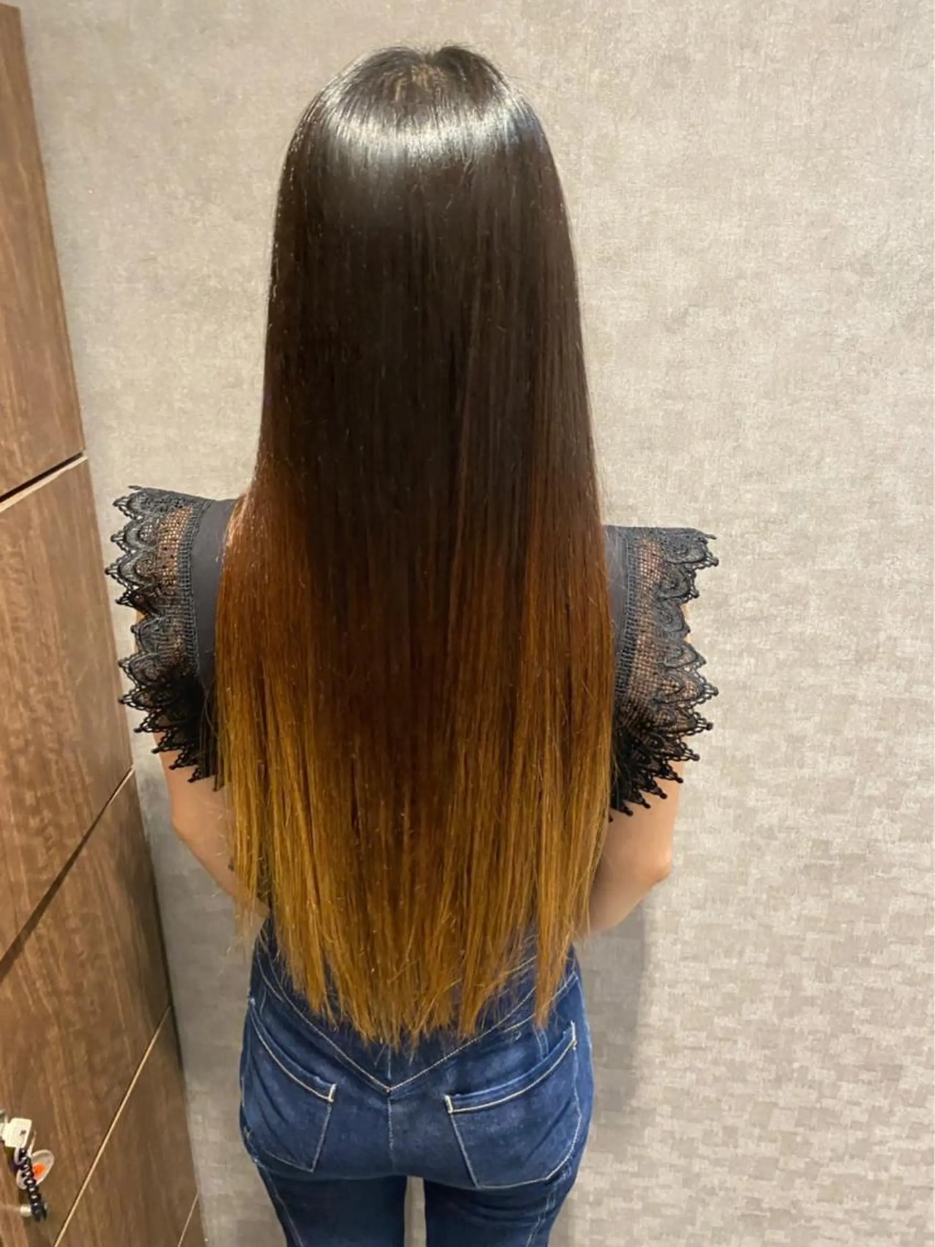 ロング 永瀬 恵のヘアスタイル