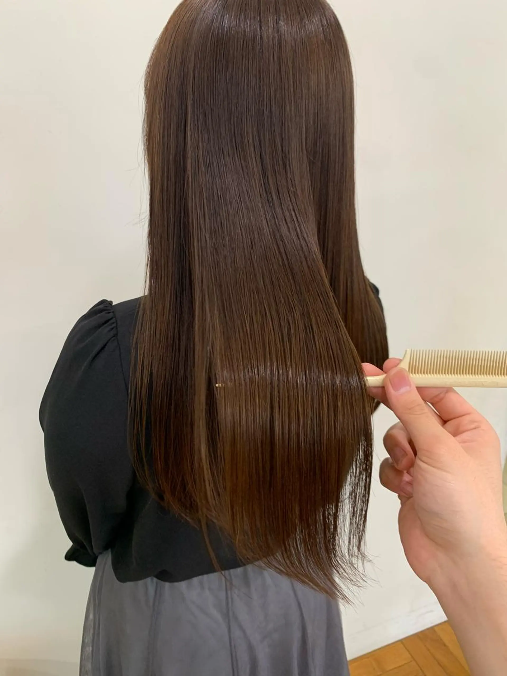 ロング カラー ブリーチ ケアブリーチ ケアカラー くせ毛 髪質改善 ☀️朝５分で決まる ショート/廣瀬隆志のヘアスタイル