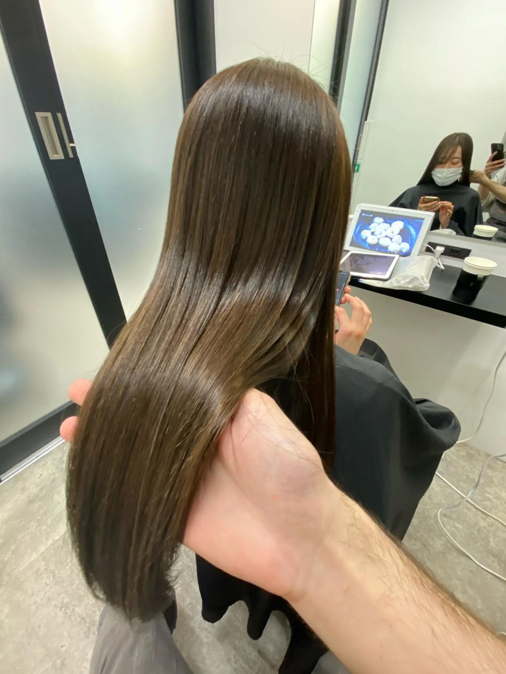 ロング カラー 【艶髪×韓国風】 毛流れ職人 RYOのヘアスタイル