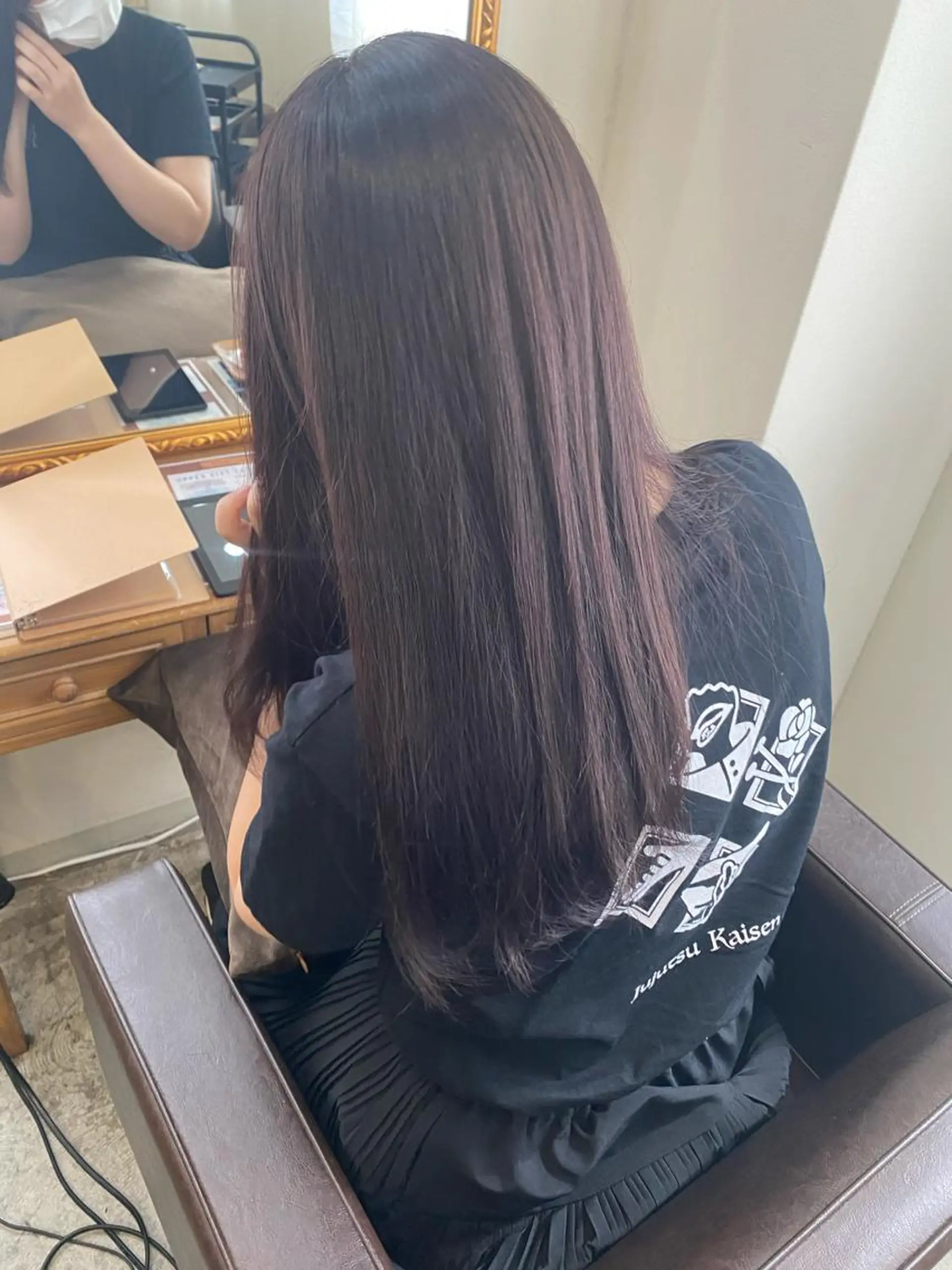 セミロング カット ヘアカラー トリートメント 似合わせレイヤーカッ ト🩶瀧本美咲のヘアスタイル
