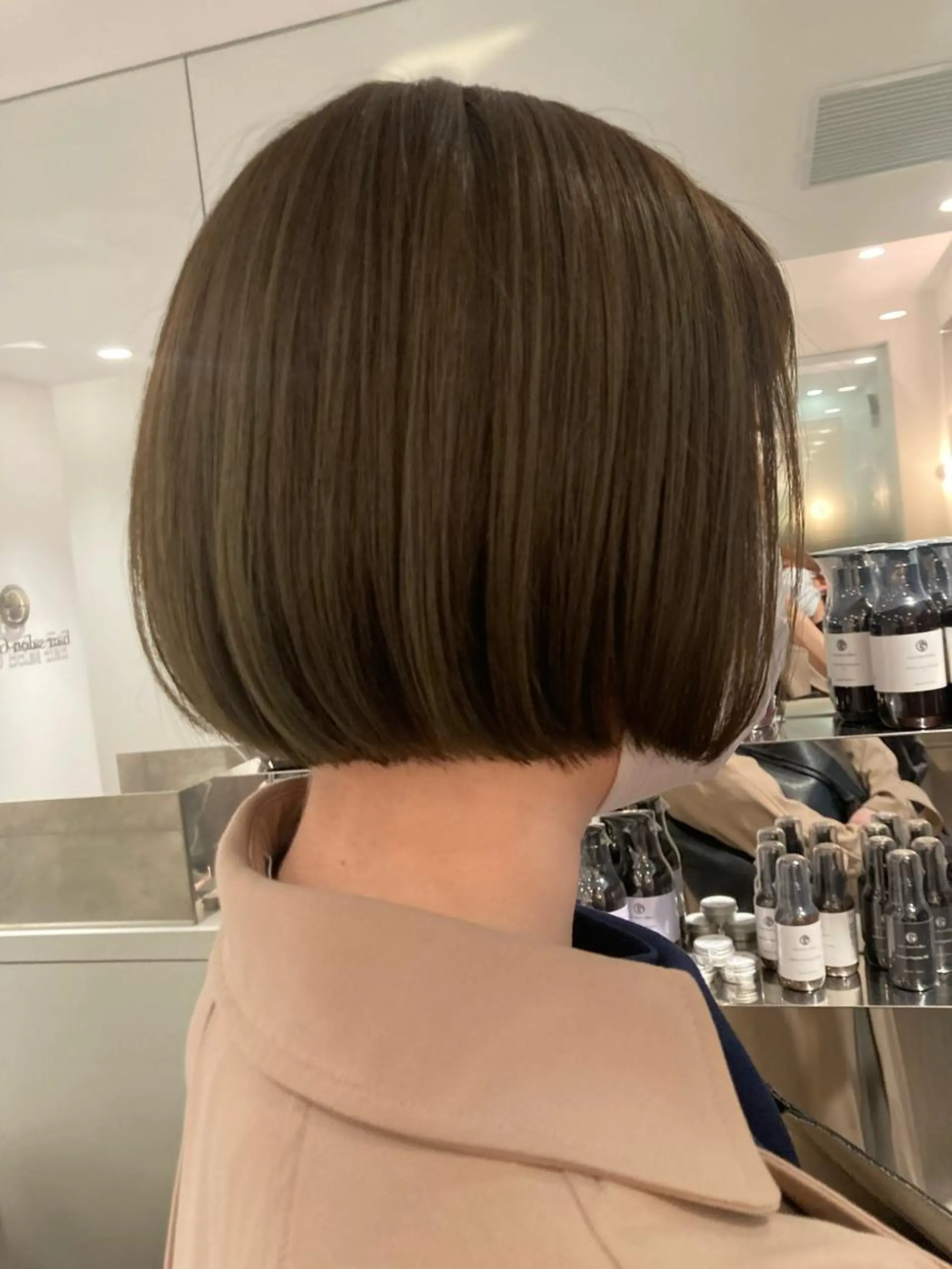 ミディアム カラー カット ヘアカラー オリーブ透明感カラー 表参道/MIKUのヘアスタイル