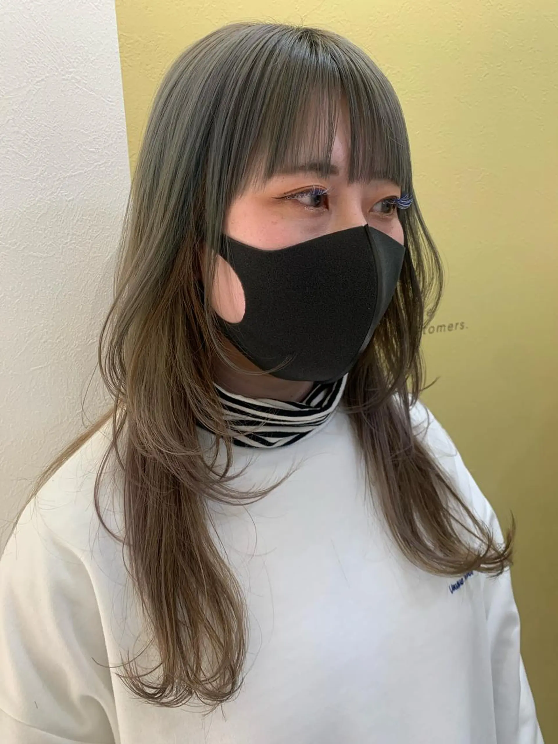 ロング ウルフカット カット トリートメント hub hair レイヤー/透明感のヘアスタイル