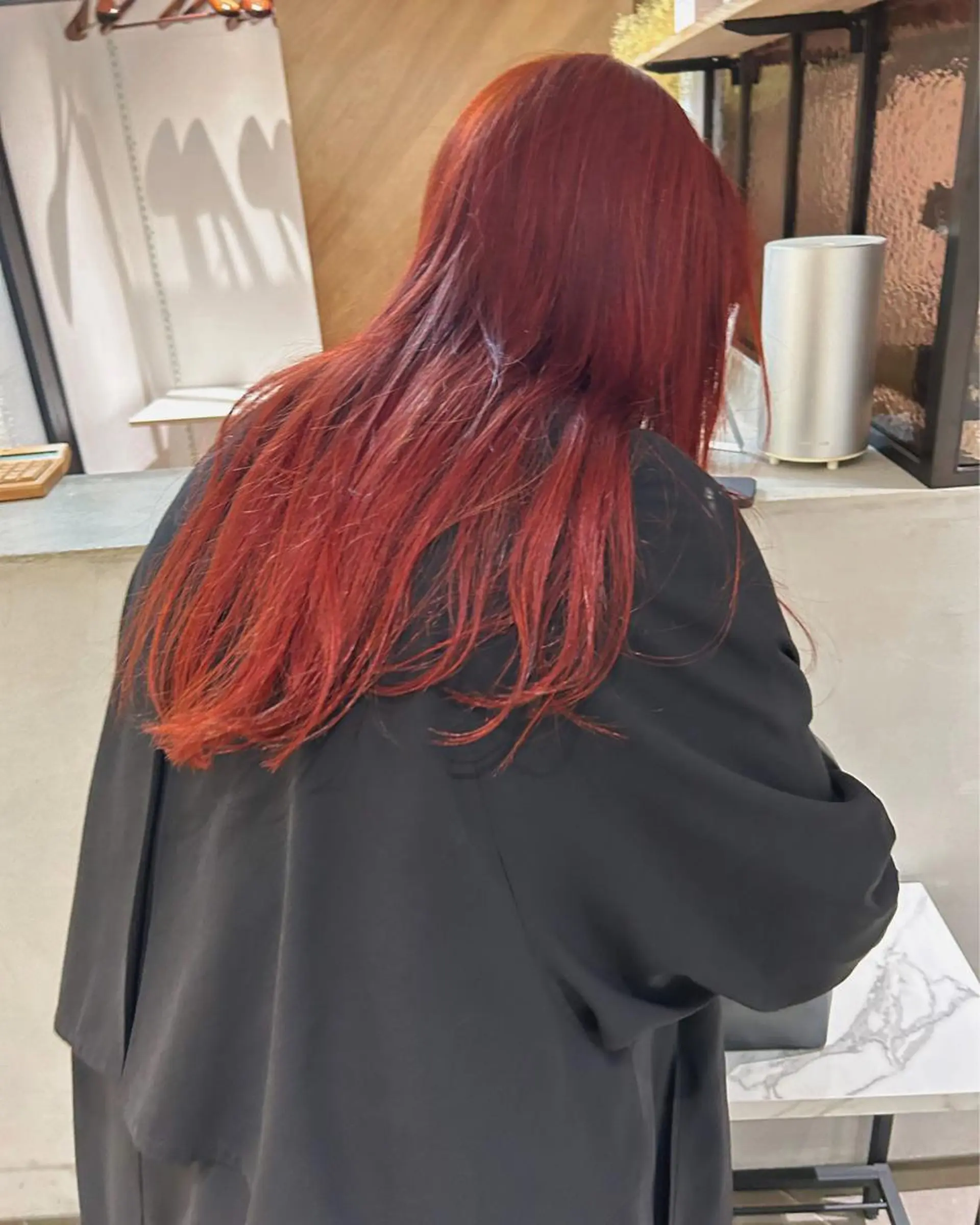セミロング カラー ダブルカラー カット ヘアカラー トリートメント 村上雅人 ナチュラルモードのヘアスタイル