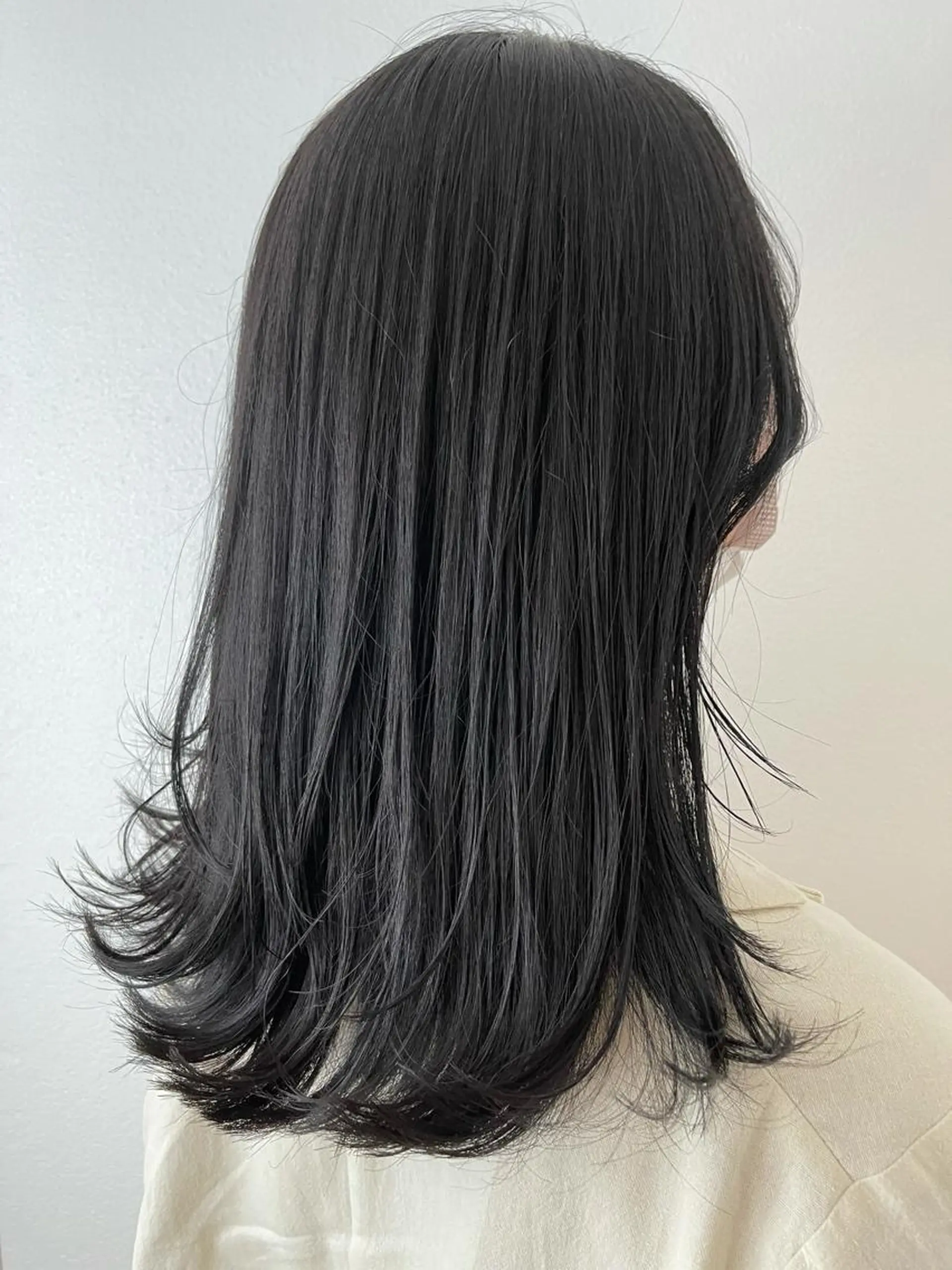 ロング カラー トレンド/顔まわり/ レイヤー/髪質改善のヘアスタイル