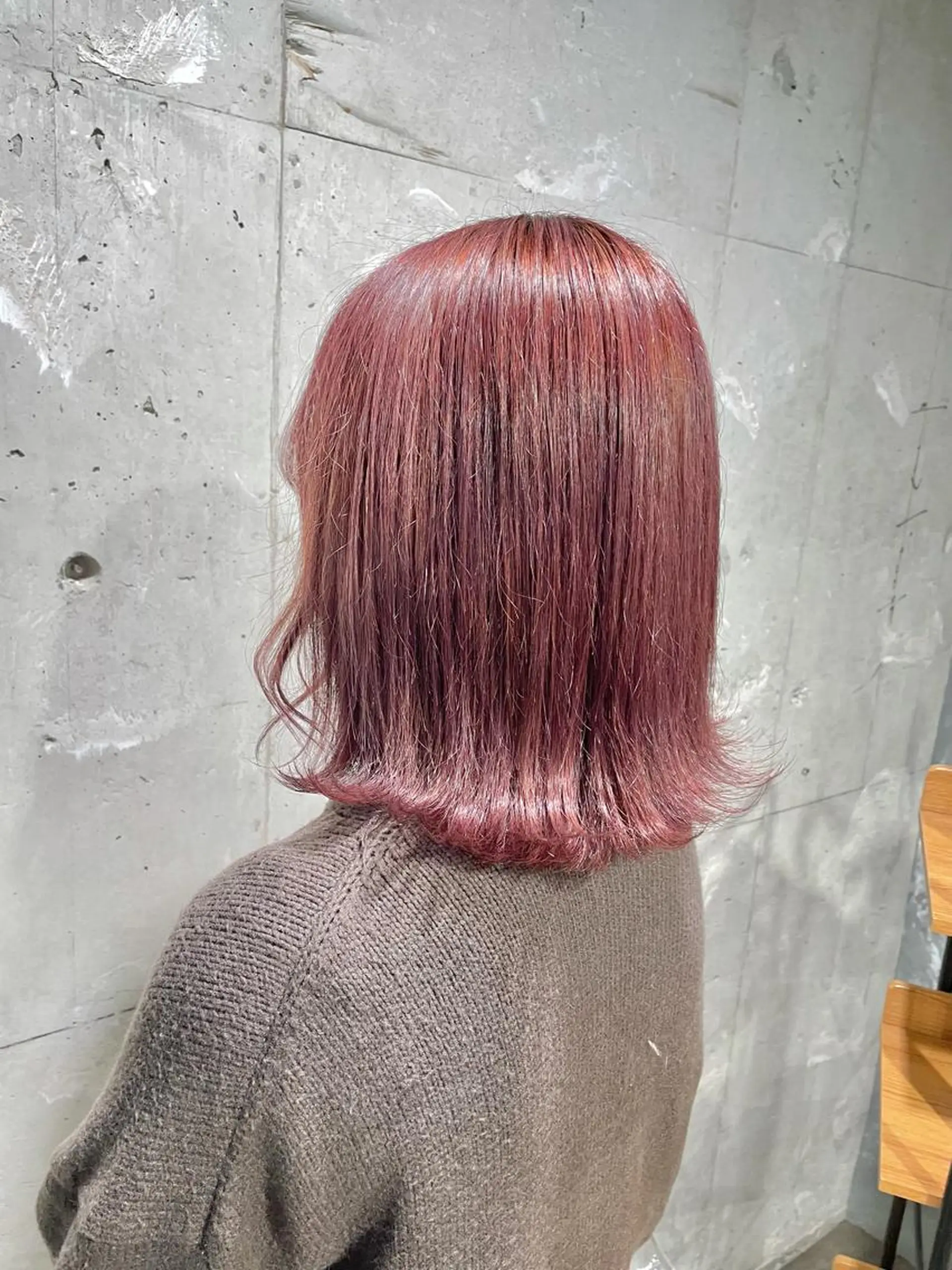 ミディアム カラー ヘアカラー トリートメント ヘッドスパ ヘアセット ベージュカラー💖 やすひろのヘアスタイル
