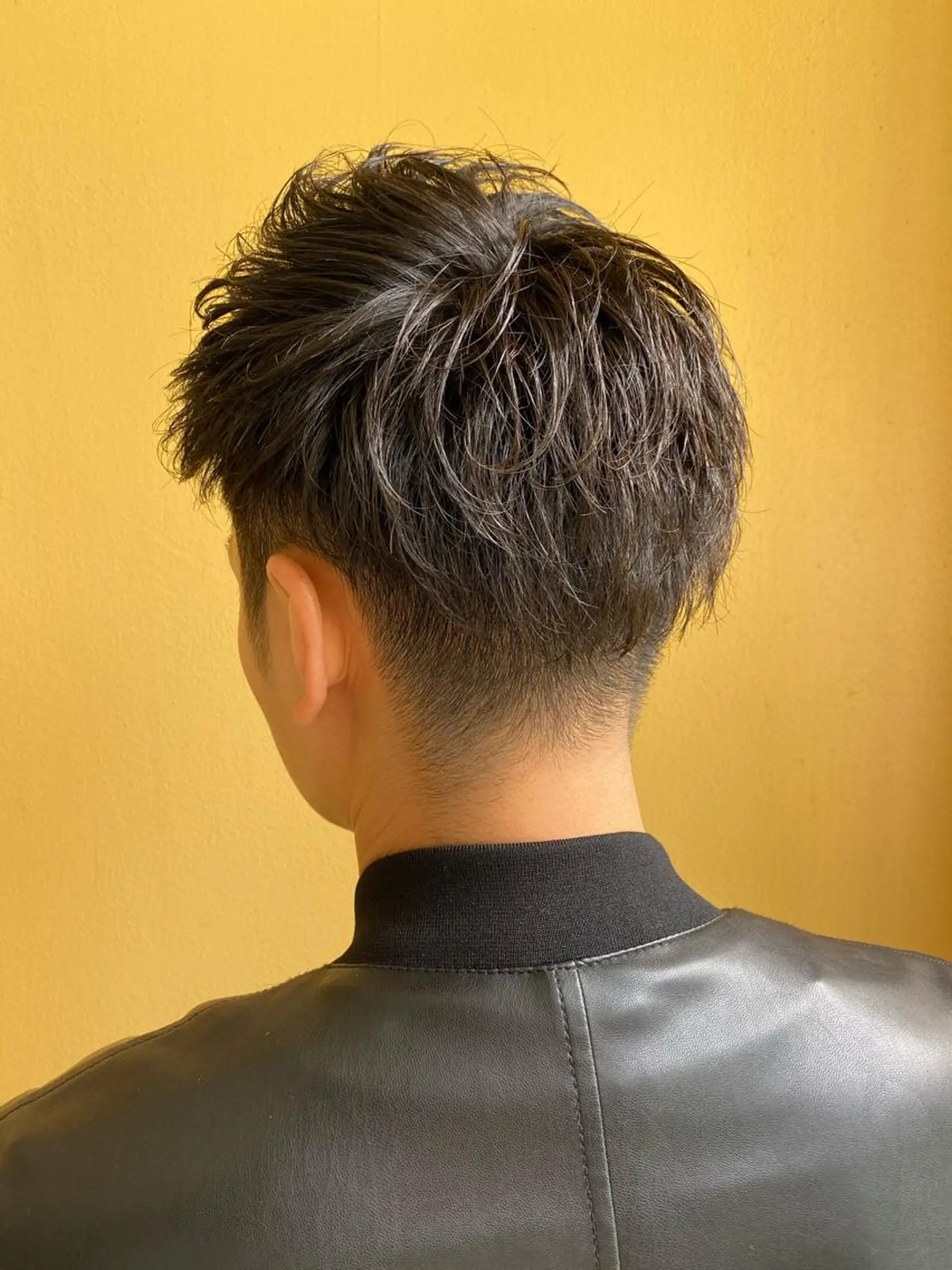 ショート パーマ メンズ カット ヘアカラー トリートメント 🌟モテ髪ショート 🌟店長　津賀涼のヘアスタイル