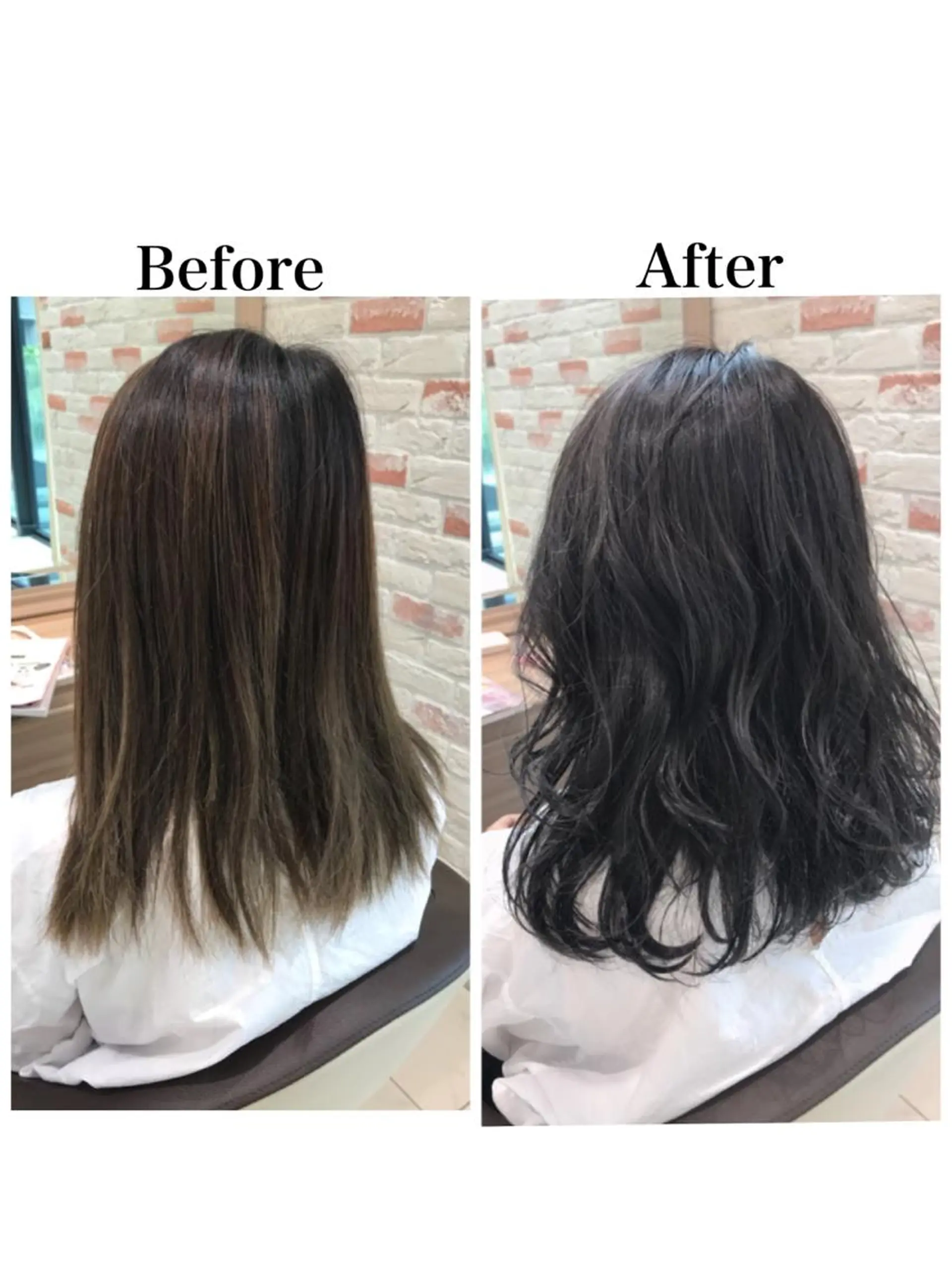 セミロング 新宿 木下拓哉のヘアスタイル