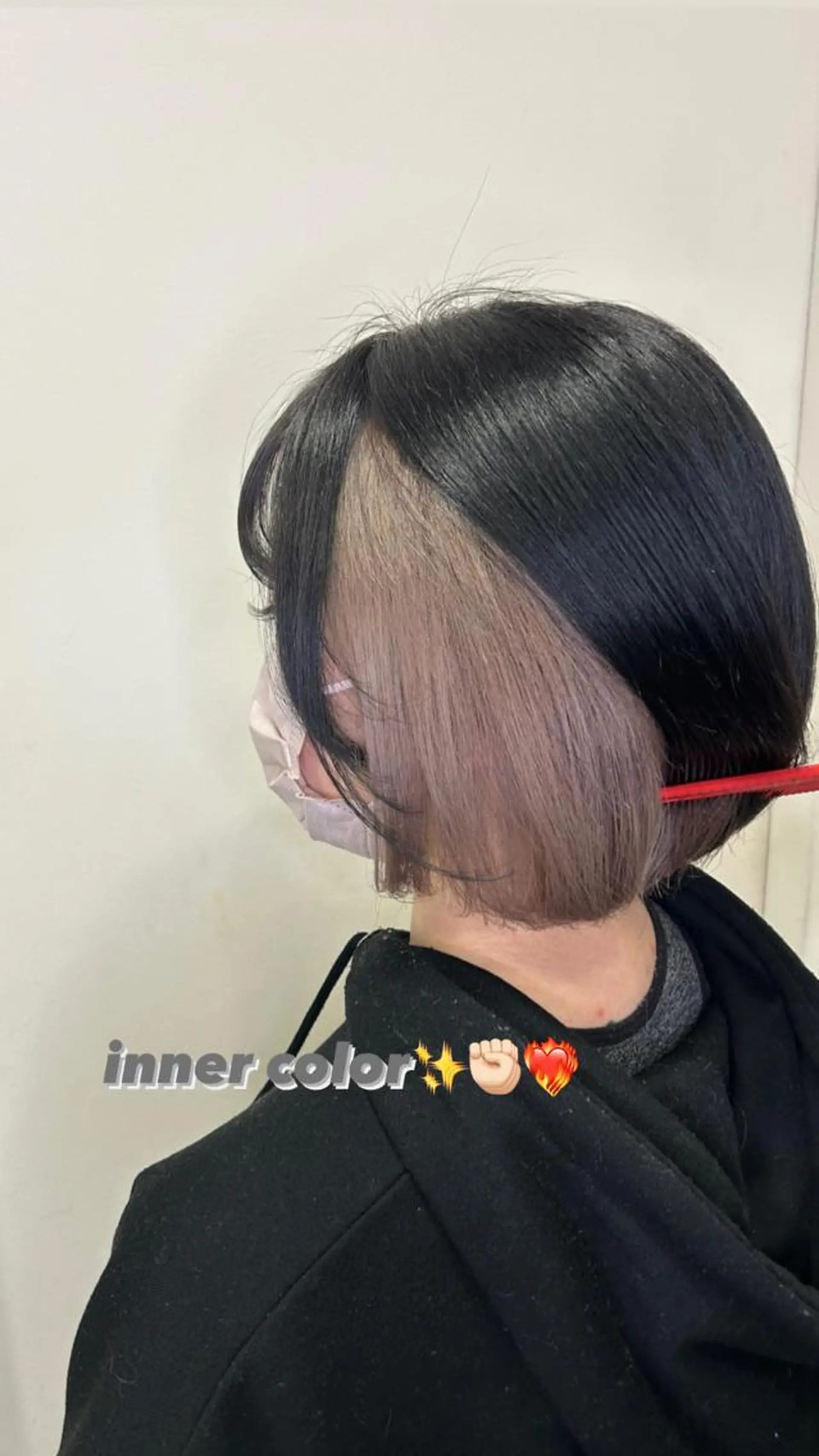 ミディアム 透明感カラー NAN AMI グレージュのヘアスタイル