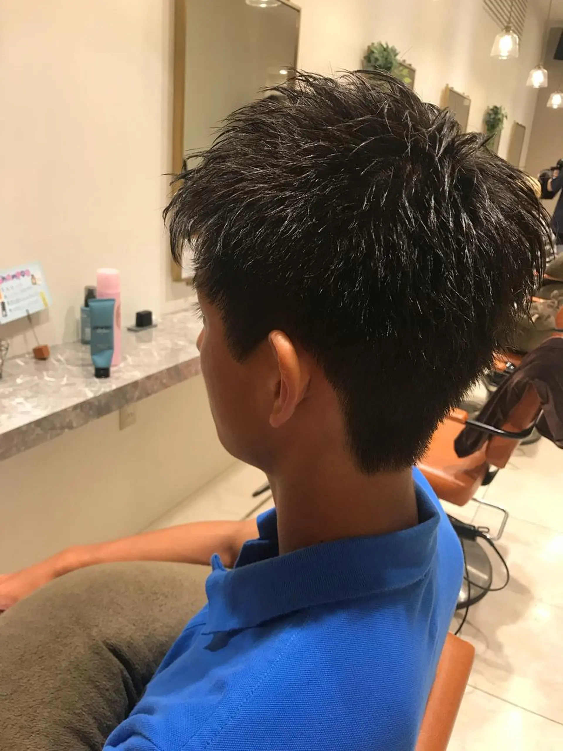 ショート メンズ 菅 由梨菜のヘアスタイル