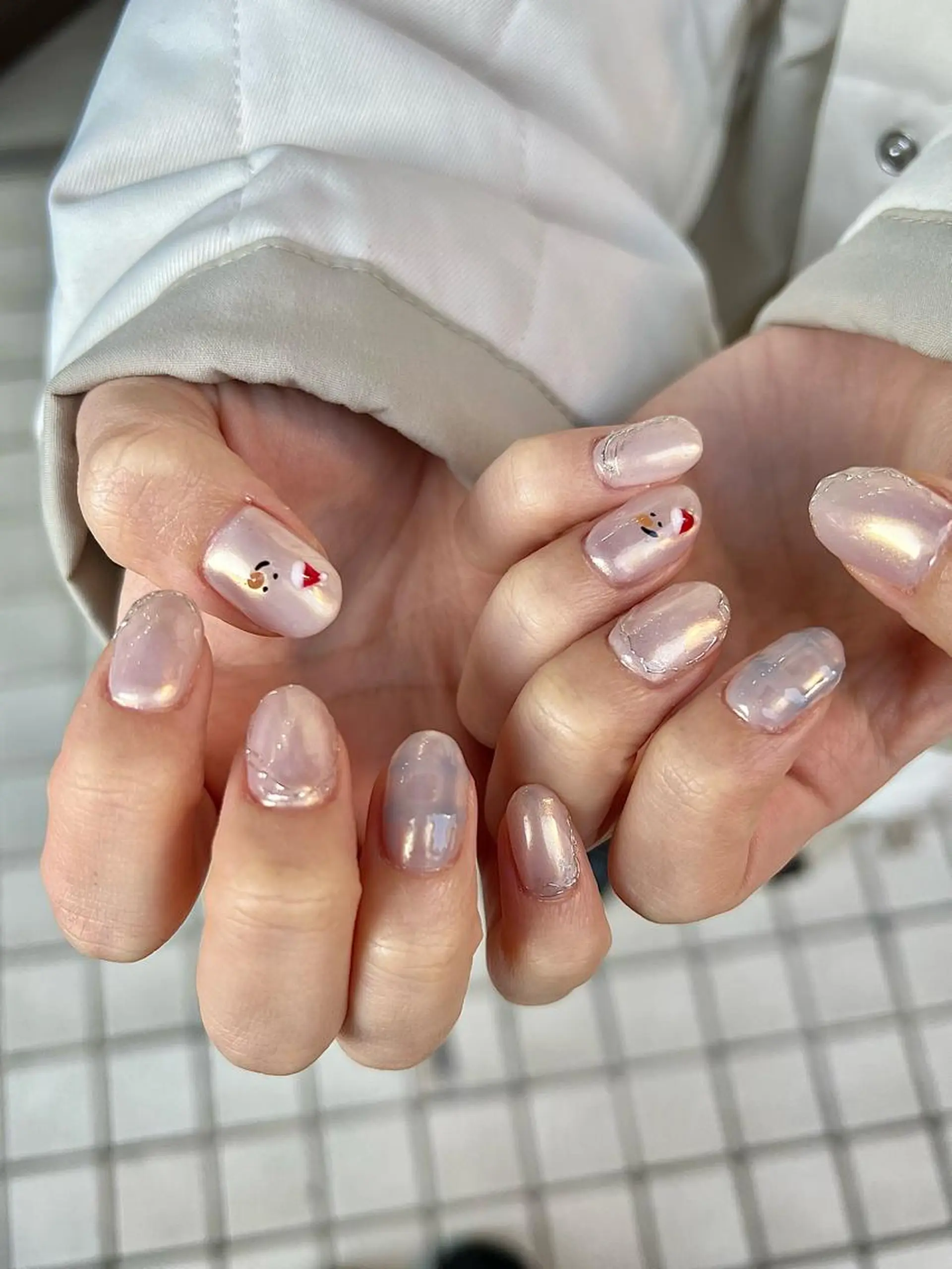 ネイル 冬ネイル ハンドネイル tiare ayaのネイルデザイン