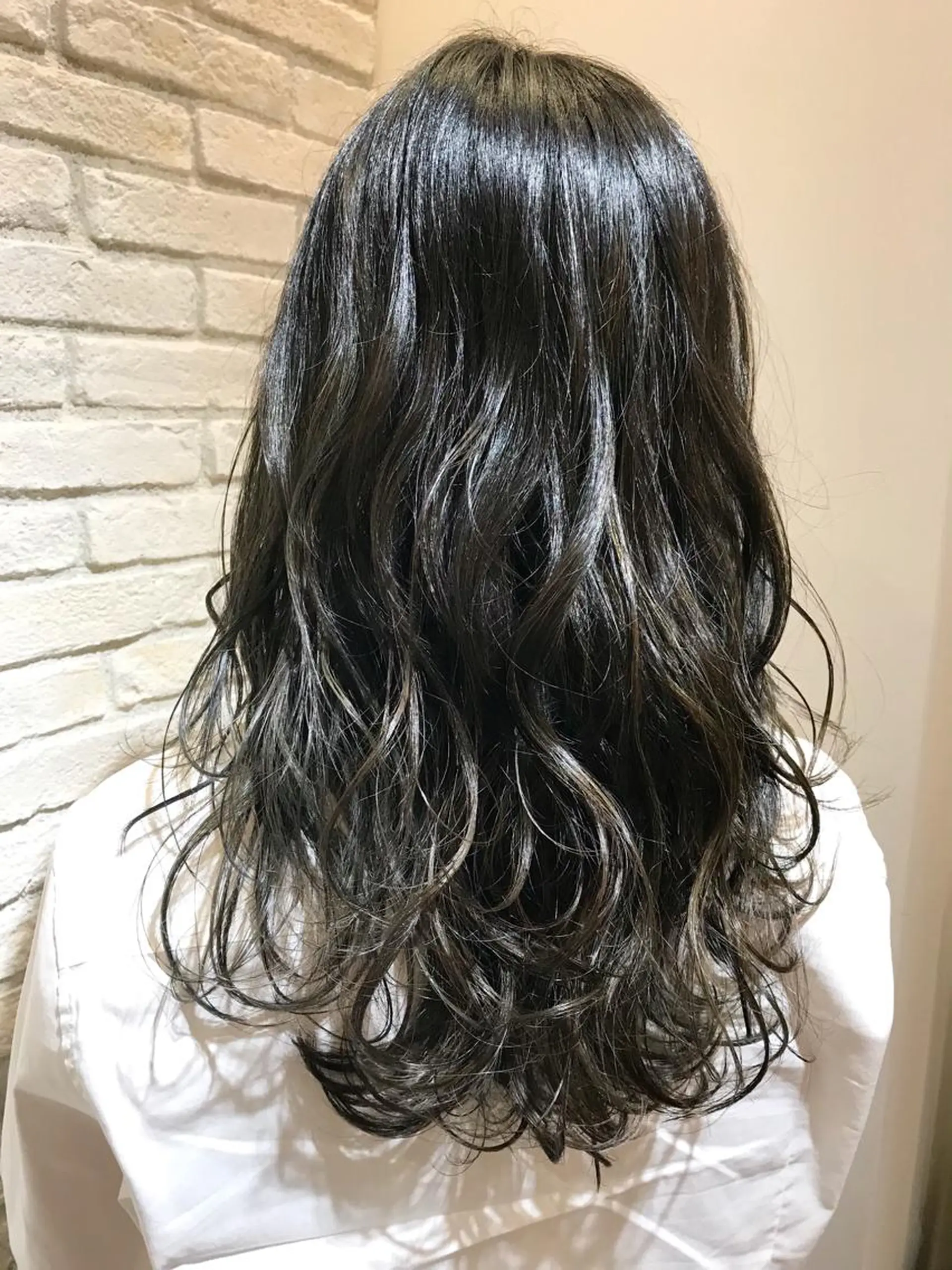 セミロング カラー シールエクステ⭐️ オオミタクヤのヘアスタイル