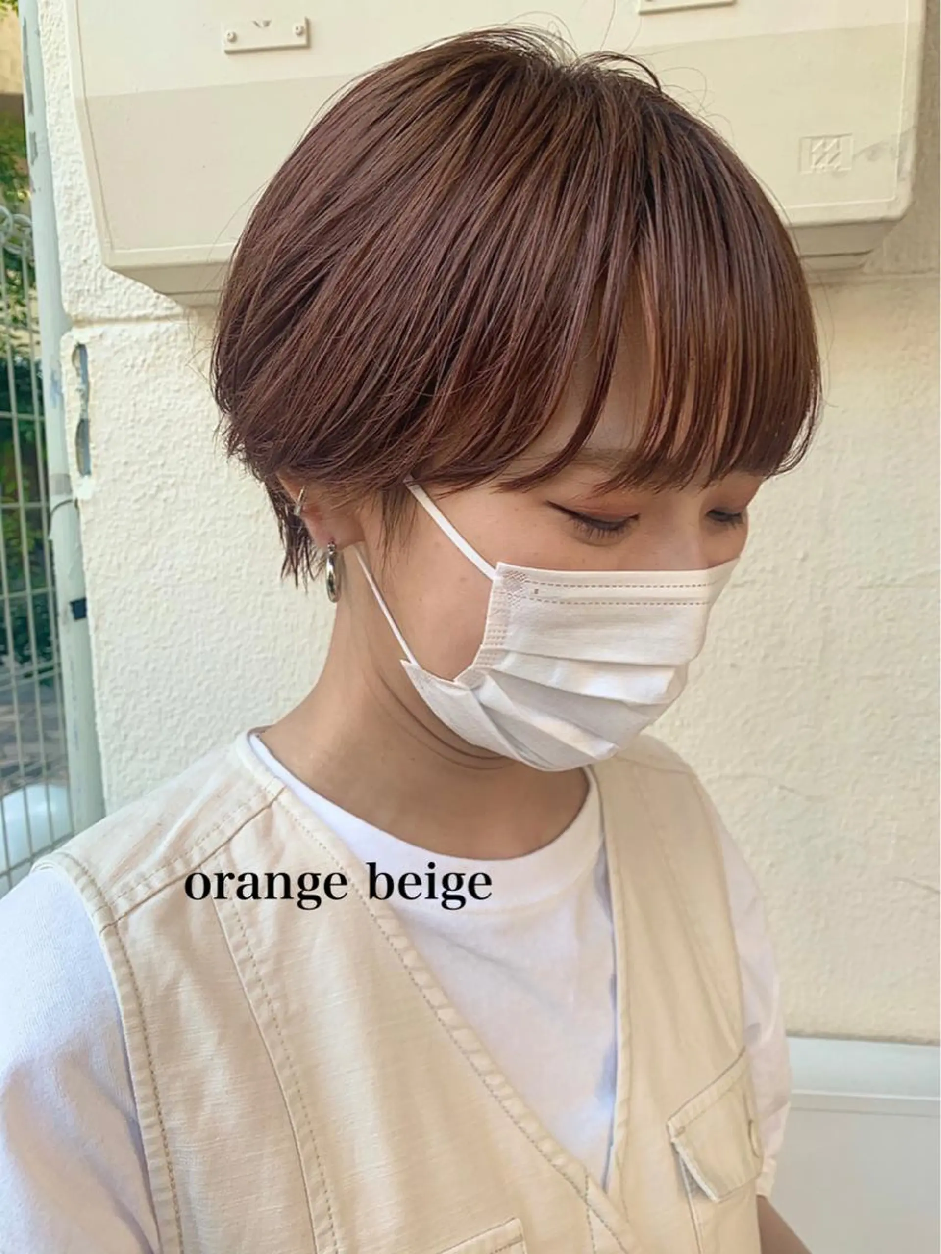 ショート カラー zina藤崎📛 井上美乃里のヘアスタイル