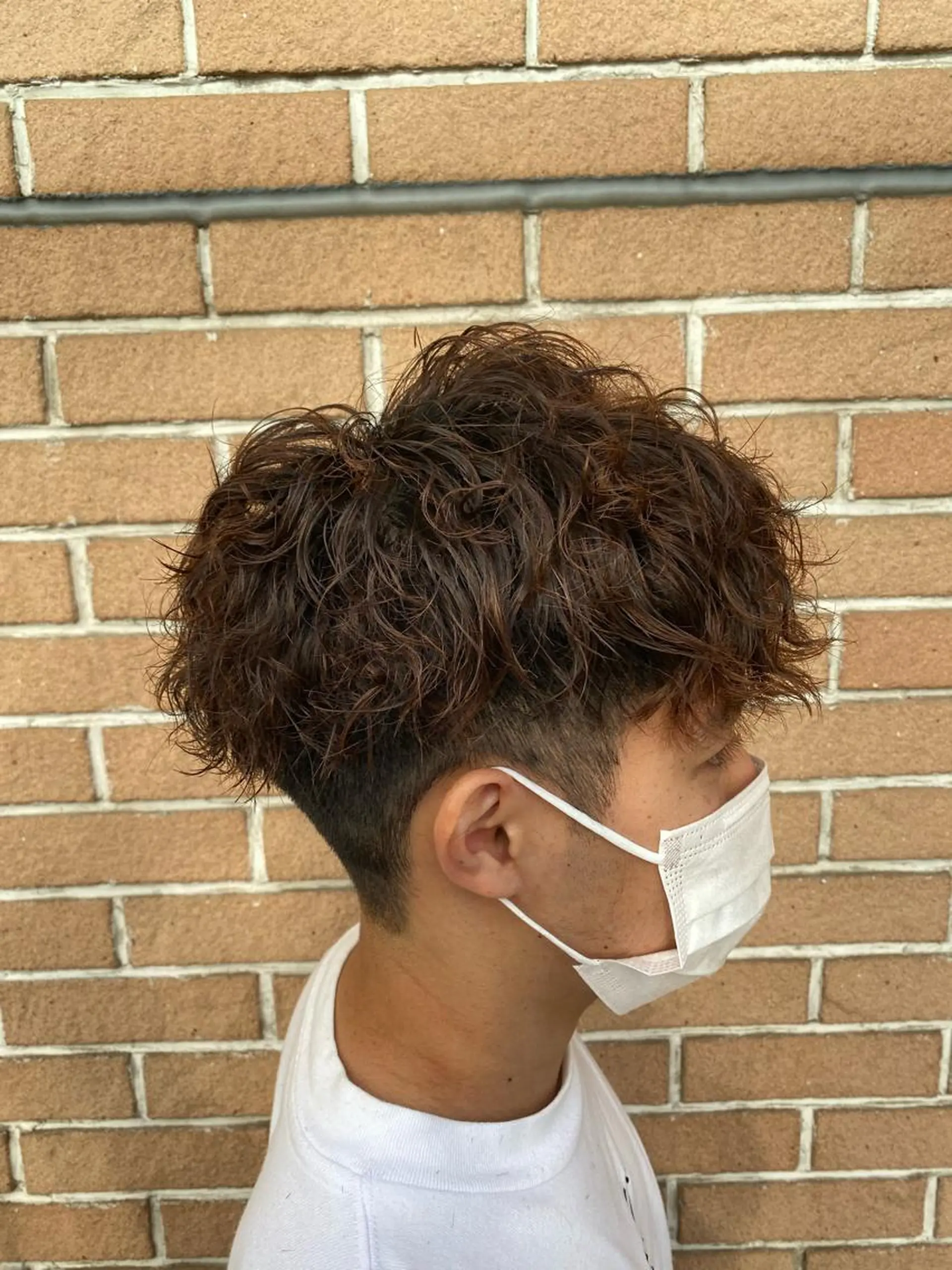 メンズ カット パーマ ヘアセット メンズブリーチカラー /パーマ ごーた立川のヘアスタイル