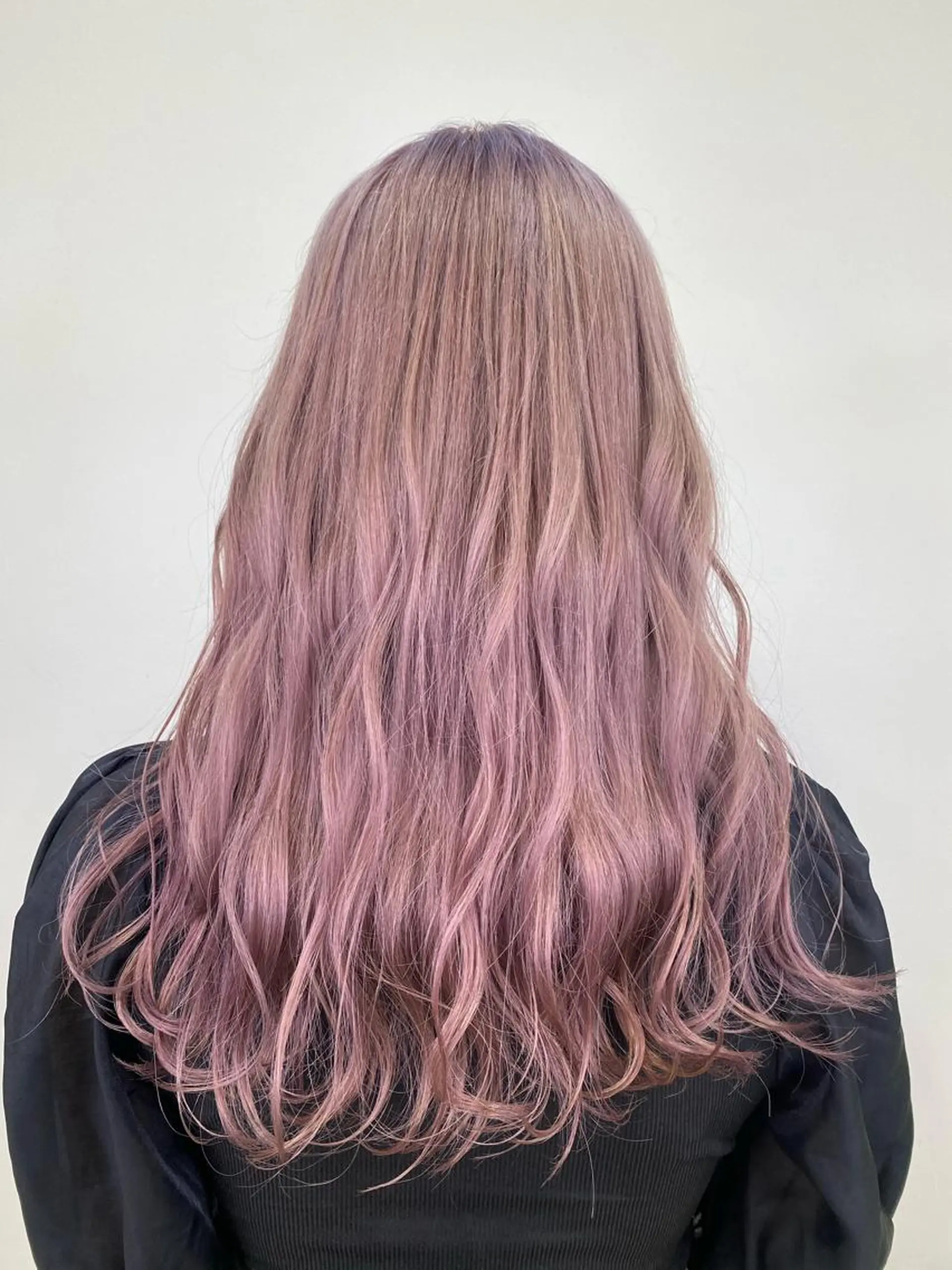 ロング カラー ヘアアレンジ TSUNA 🌙 Lim 五反田のマツエク・マツパデザイン