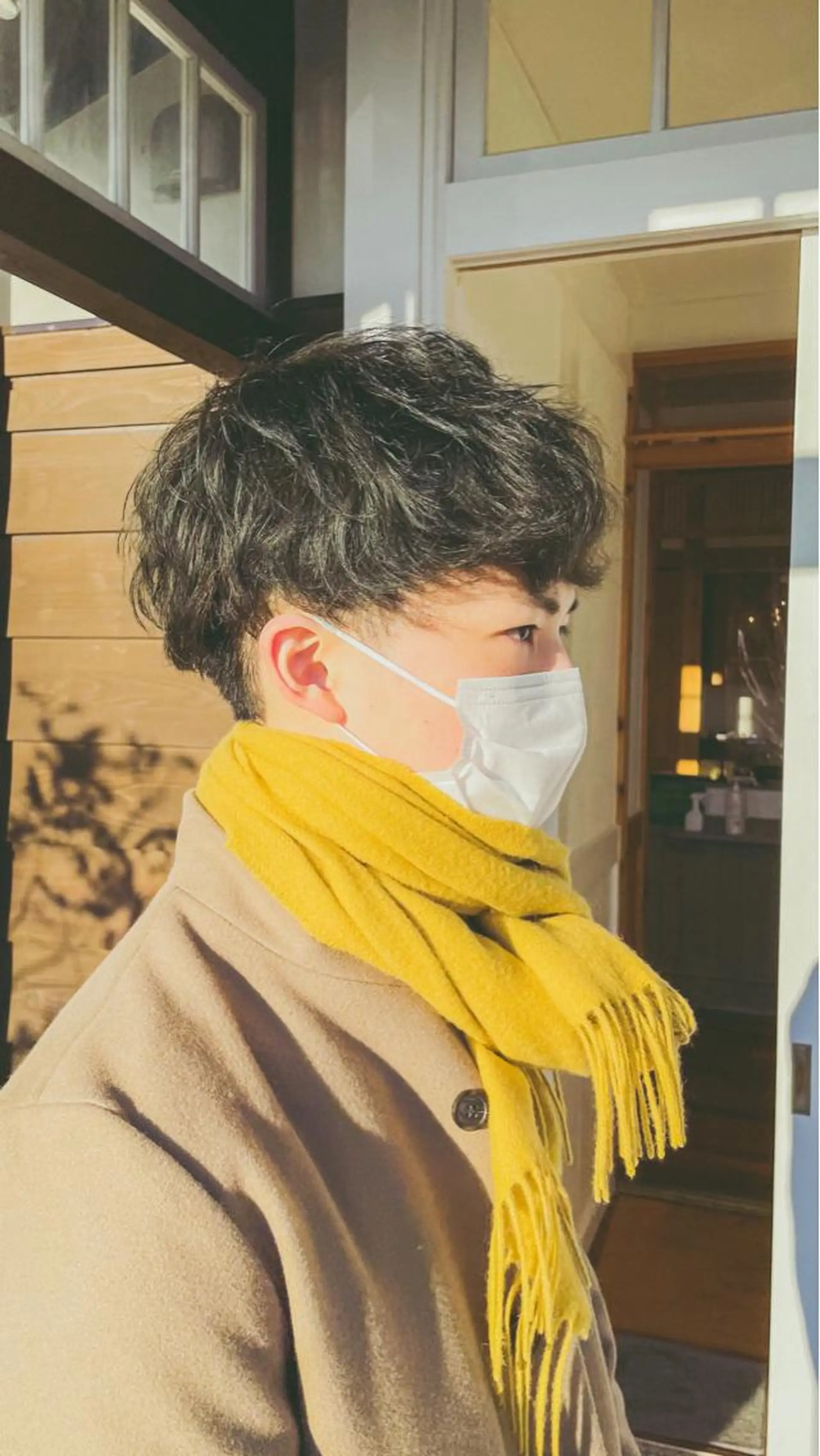 ショート カラー メンズ アッシュ オリーブアッシュ 吉田 浩太郎のヘアスタイル