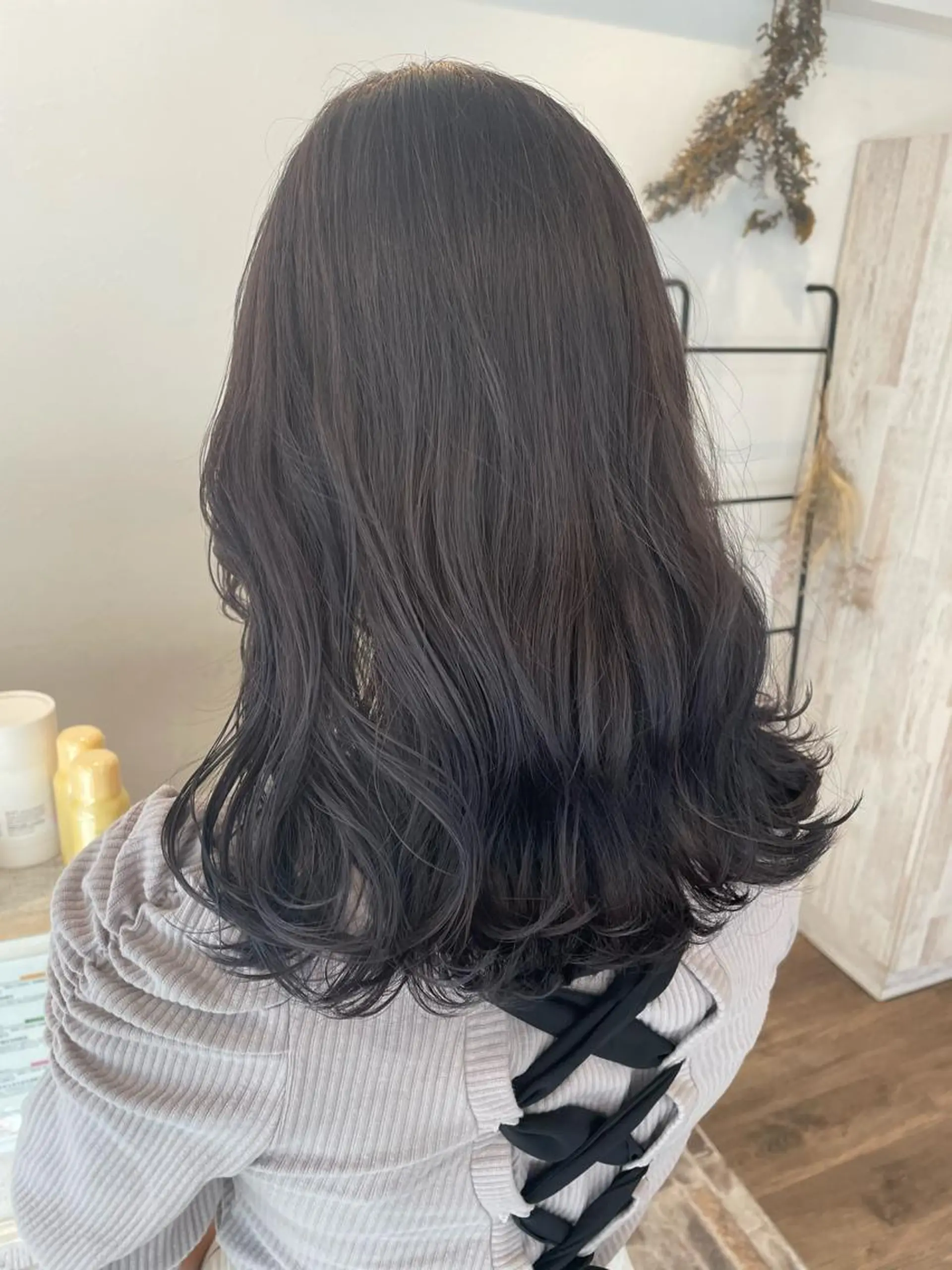 ミディアム カラー グレージュ ラベンダーカラー ラベンダーグレージュ ラベンダーグレー ヘアカラー m ā l o.🌷 サカモトマイコのヘアスタイル