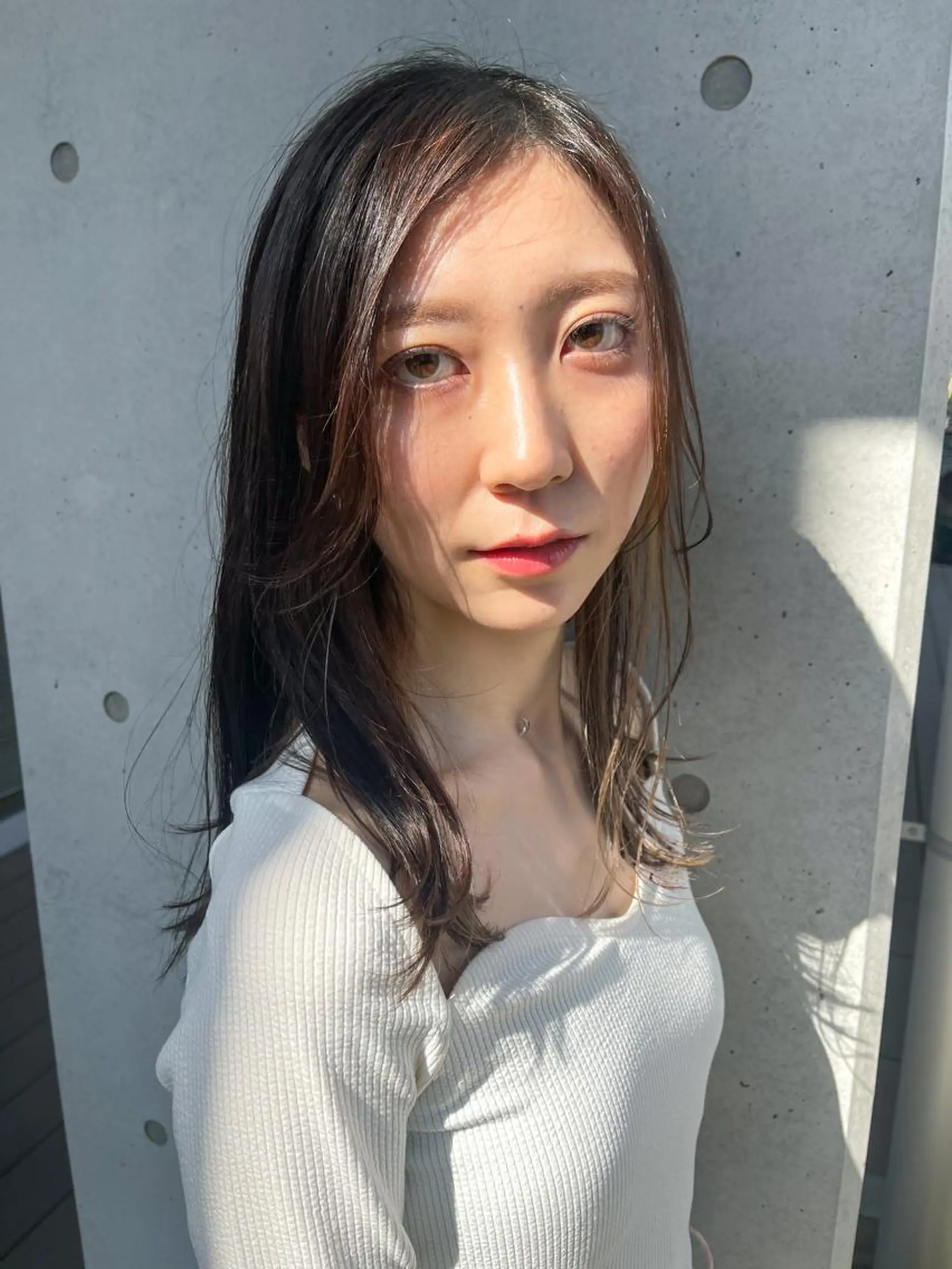 ミディアム ヘアカラー アートディレクター ワダヒサノリのヘアスタイル