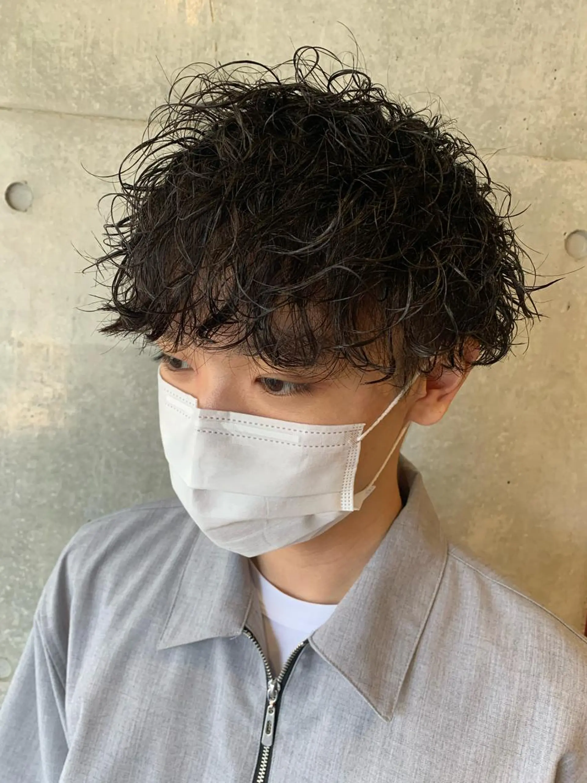 パーマ メンズ カット パーマ Produce with SALON VILLAGE所属・メッシュパーマ職人/ 窪田 優也/ツイスパのヘアスタイル