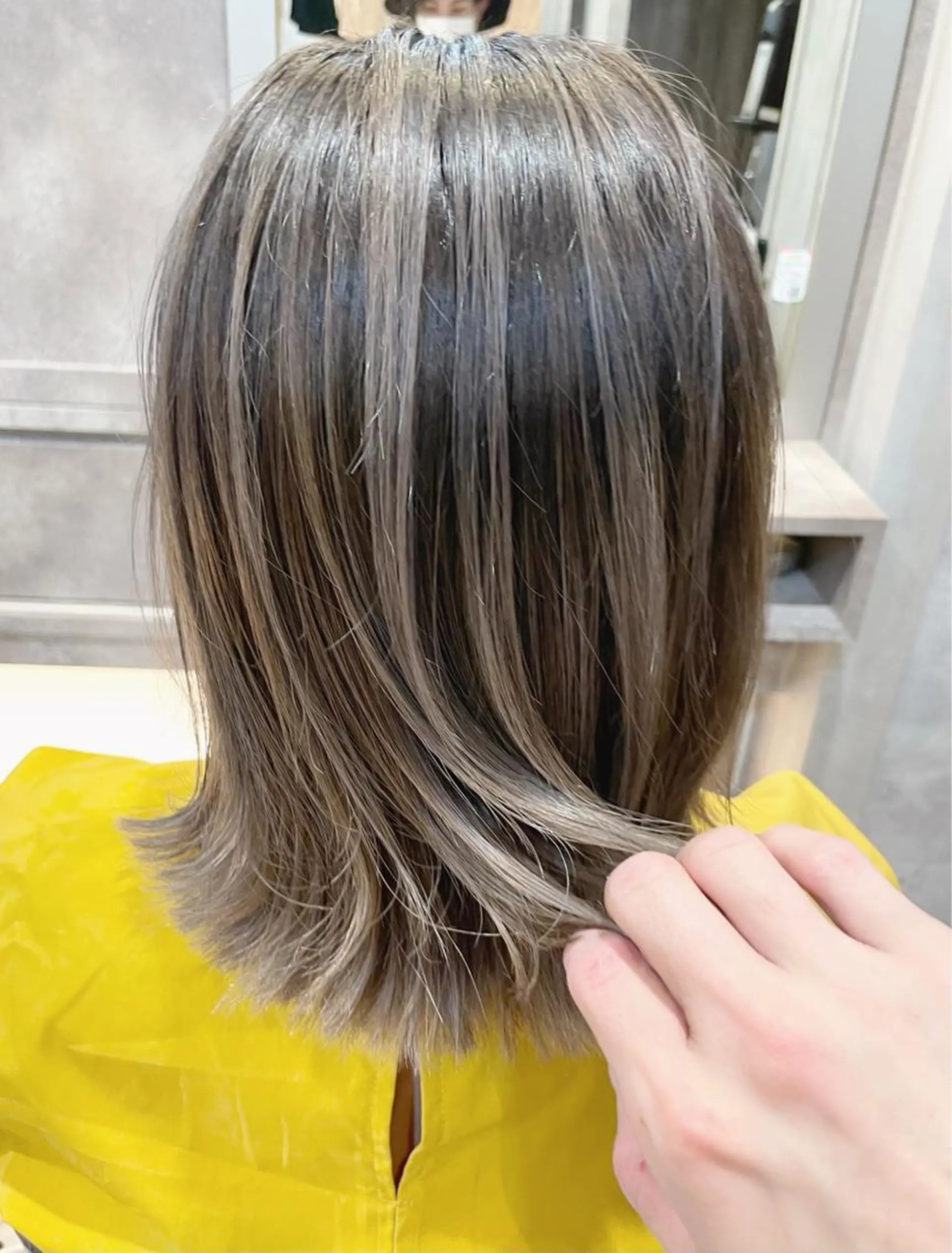 ミディアム カラー バレイヤージュ レイヤーカット ヘアカラー トリートメント 骨格整形カット/ ショート✂️堀夢哉のヘアスタイル