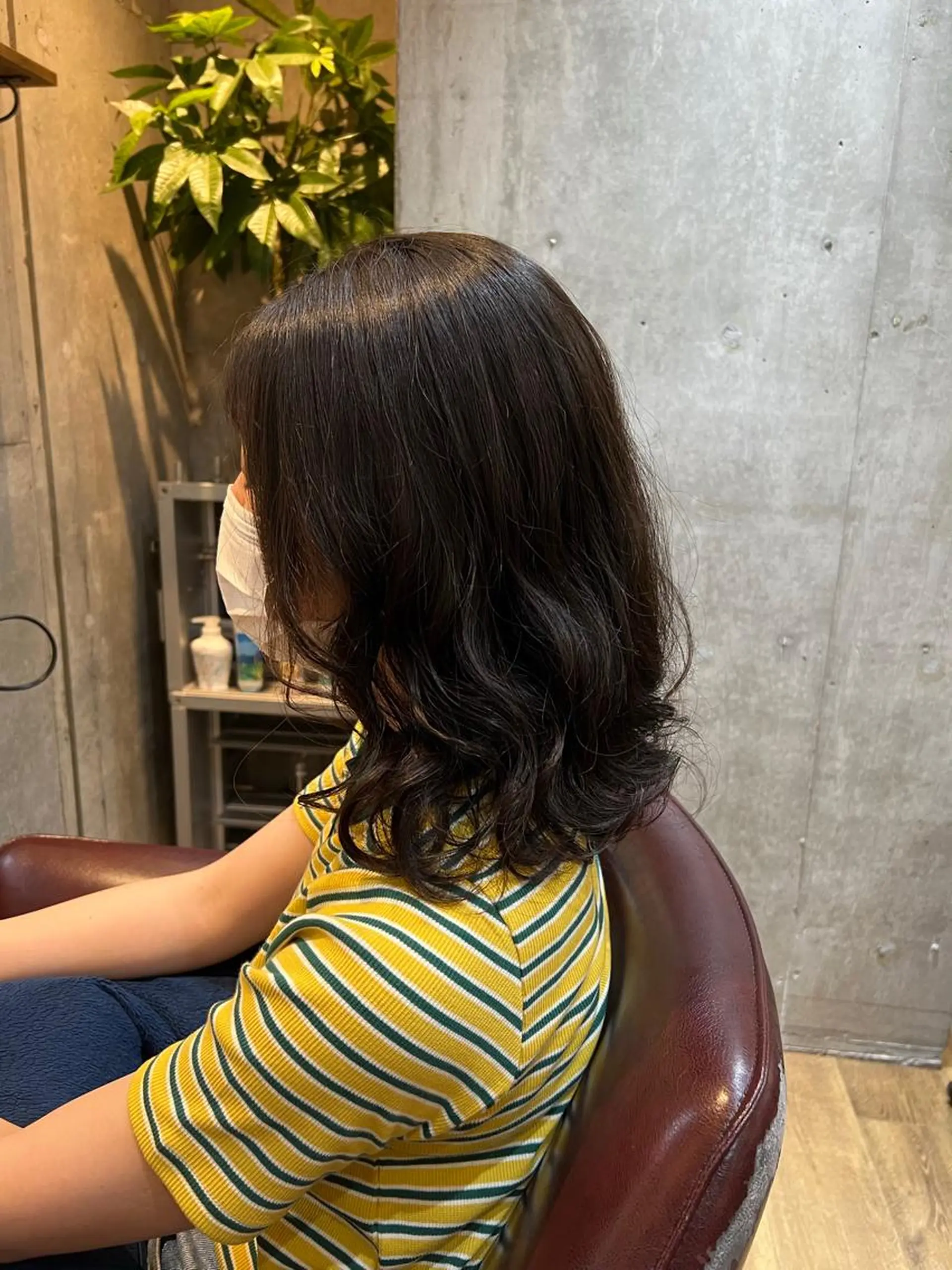 ミディアム パーマ 高橋 竜也のヘアスタイル