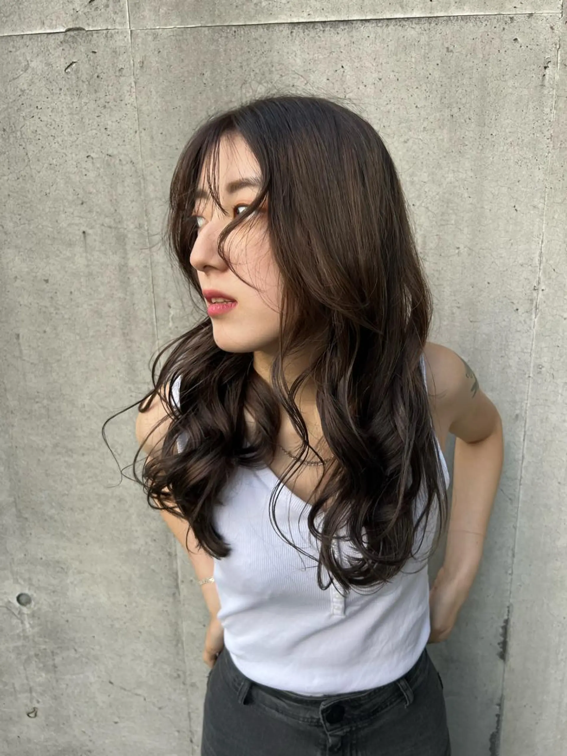 ロング Lisa🪄似合わせ ／デザインカラーのヘアスタイル