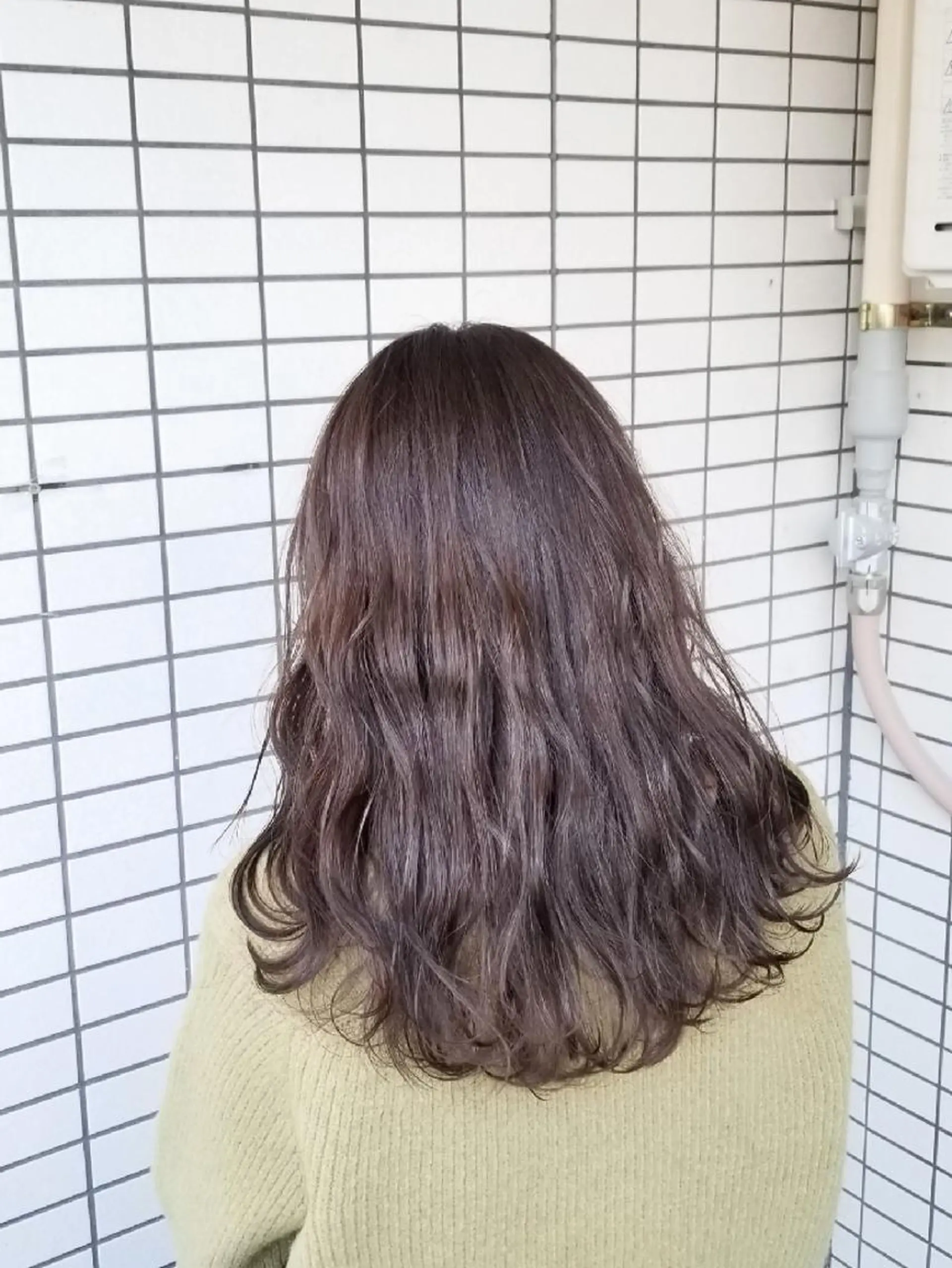 ミディアム カラー ブラウンカラー オリーブブラウン カット ヘアカラー 🌿赤み消し/ 艶カラー落合　優🌿のヘアスタイル