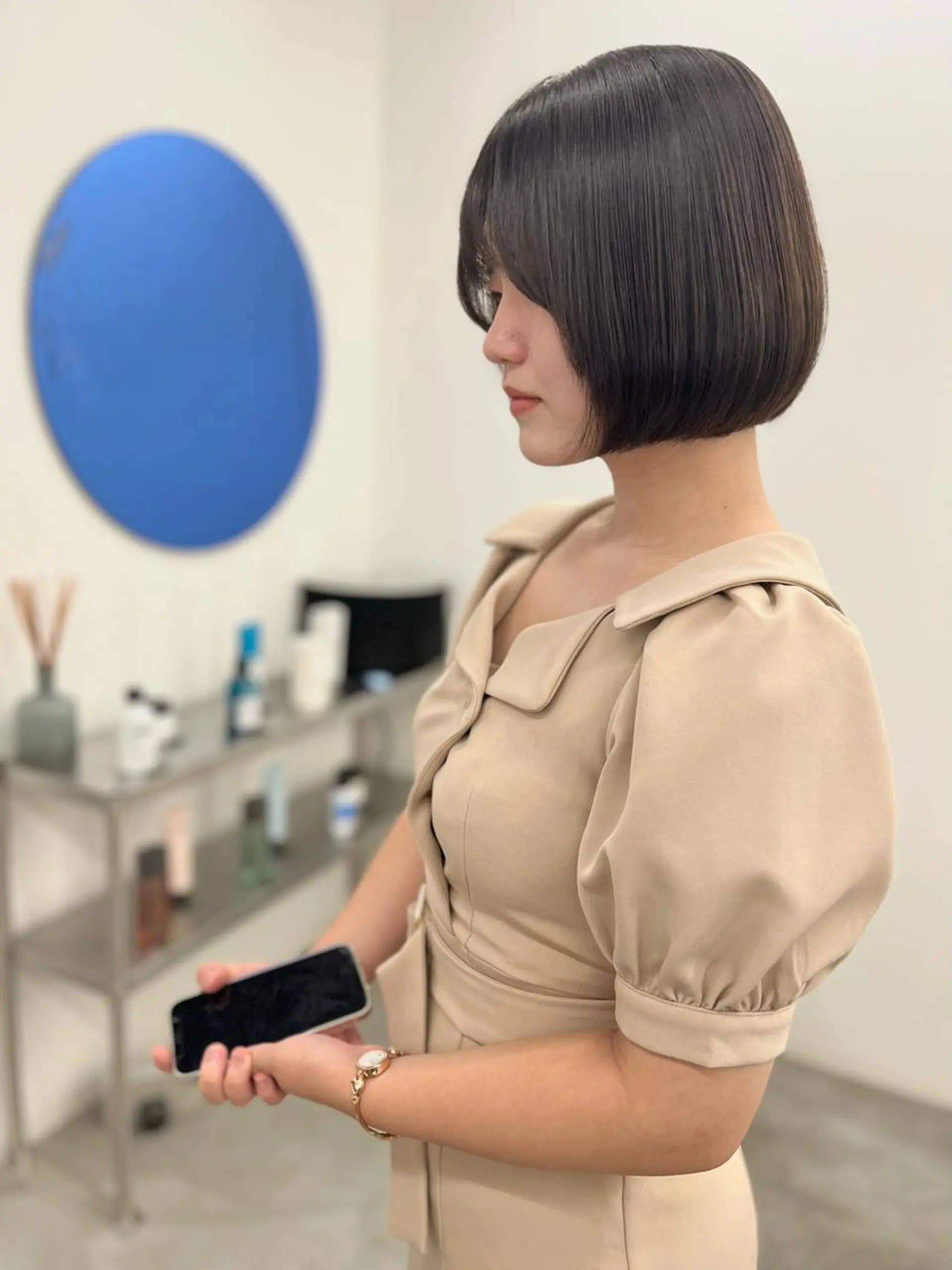 ショート カラー カット ヘアカラー KEPKA ヤマグチ 天神 今泉のヘアスタイル