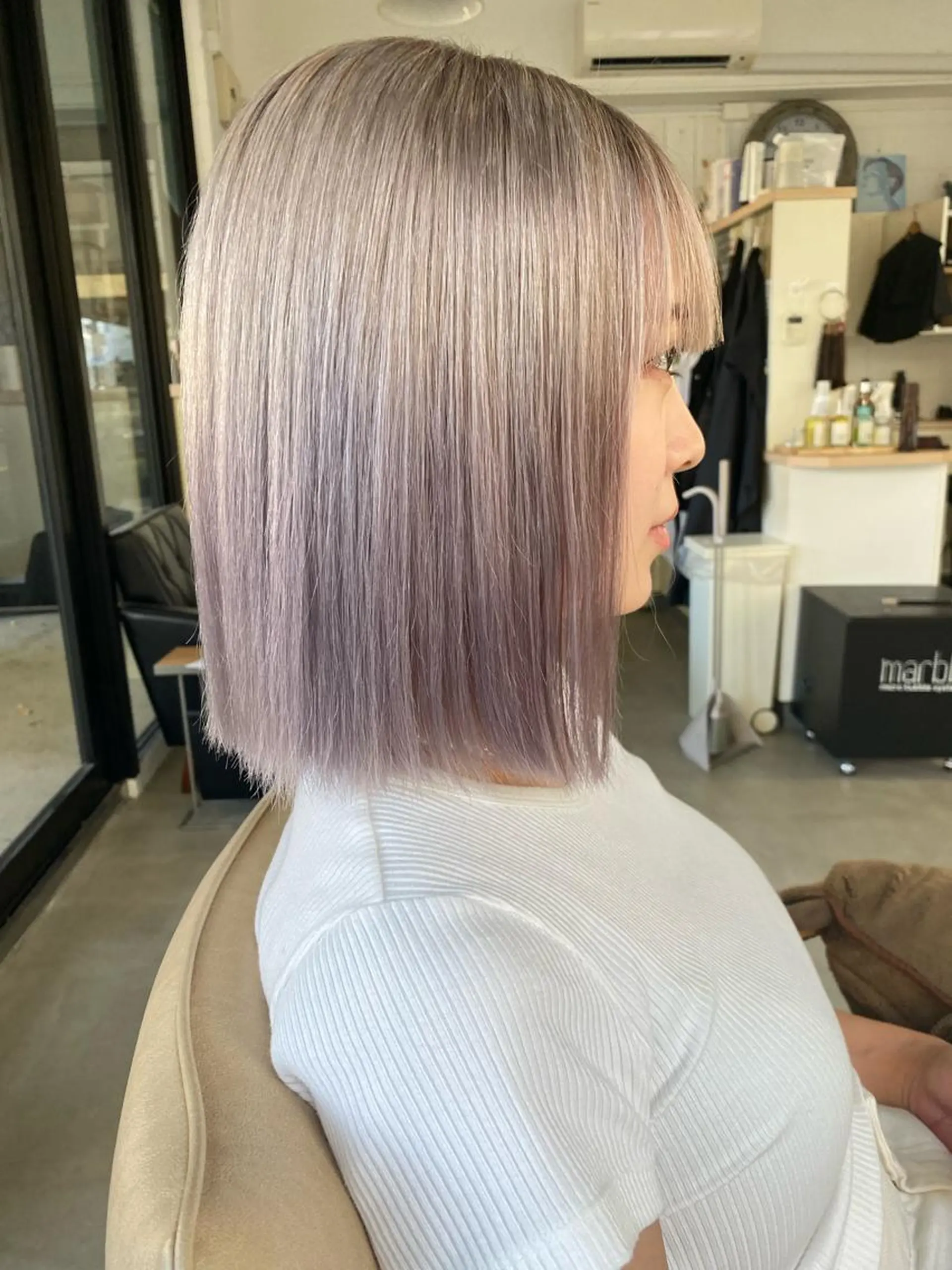 ミディアム 林 梓のヘアスタイル