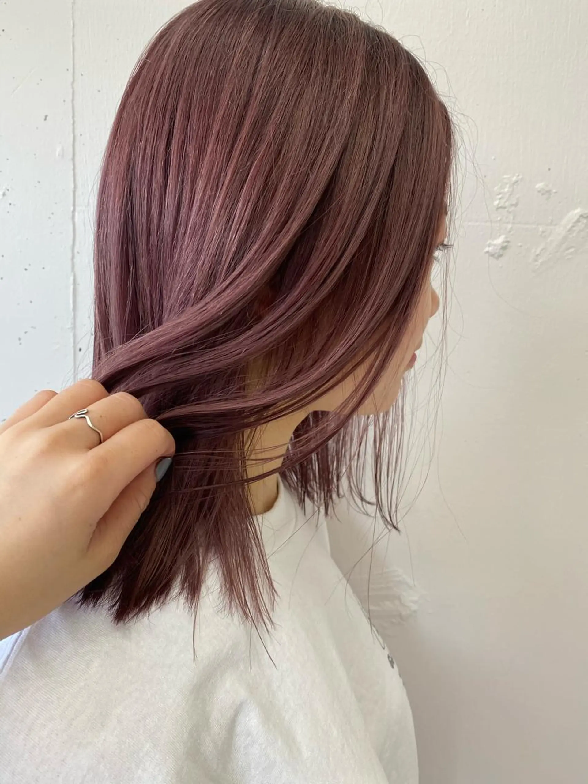 ミディアム 顔周りの垢抜けヘア 立山あいりのヘアスタイル