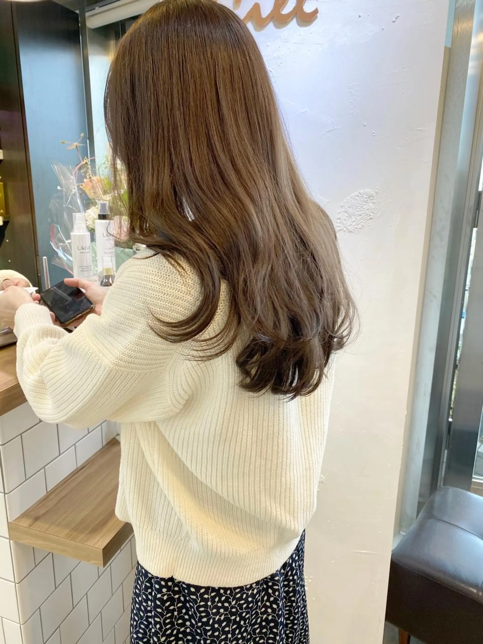 ロング カラー 🥣 hashi 🛋️のヘアスタイル