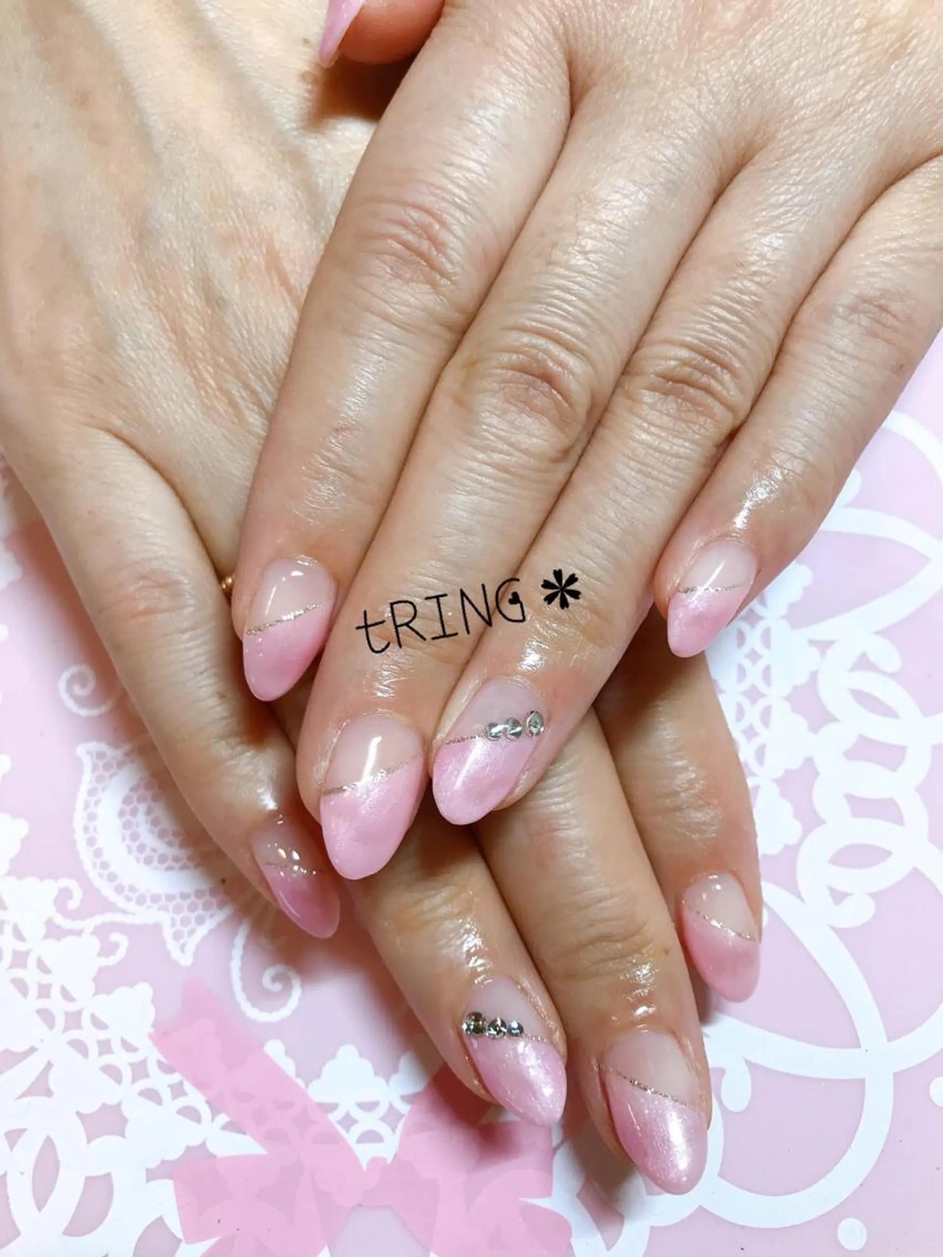 ネイル ハンドネイル tRING＊ しいの木台のネイルデザイン