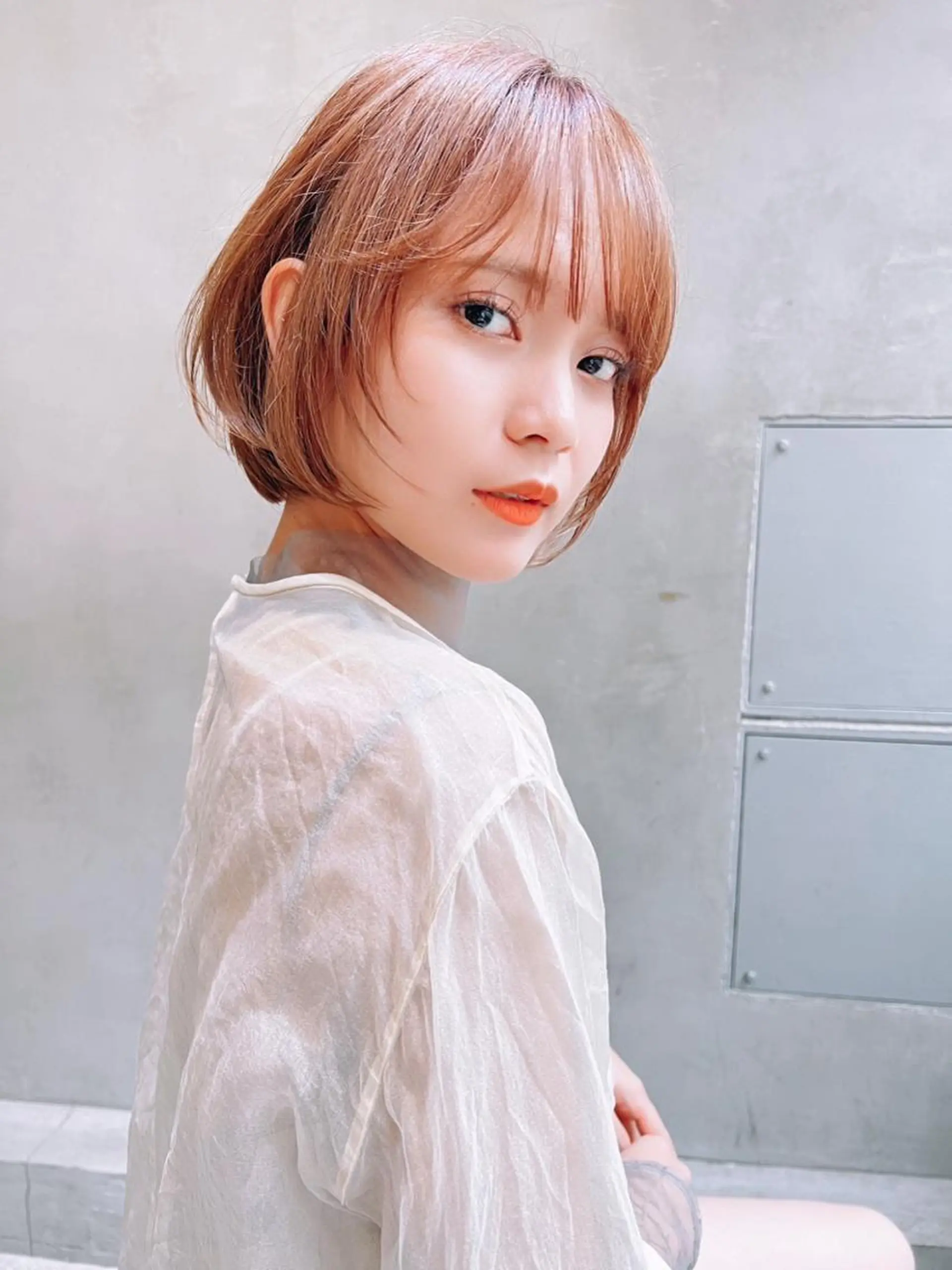 ショート カラー 🏄MUSASHI カラー/レイヤー/のヘアスタイル