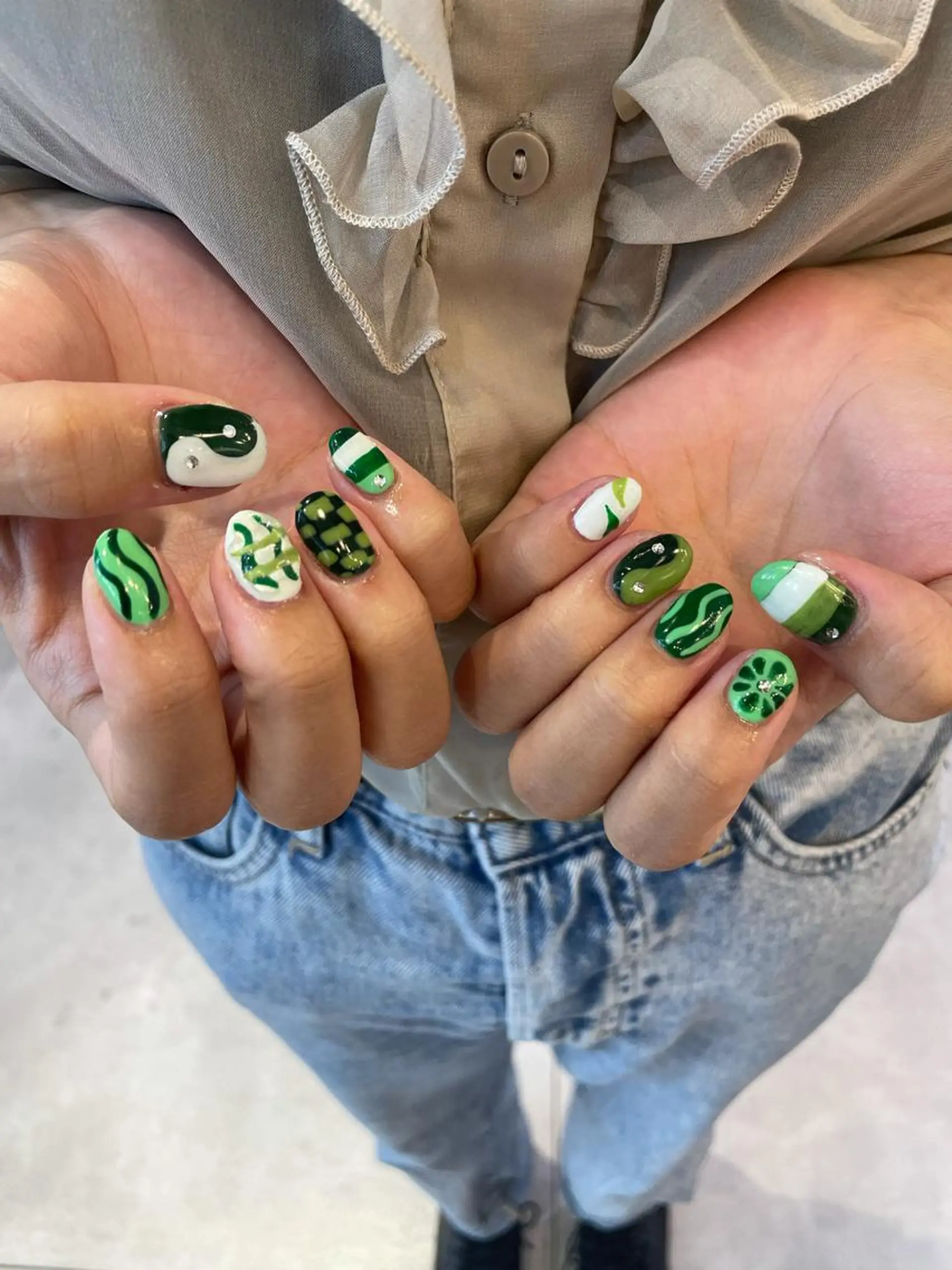 ネイル ハンドネイル hair&nail ☯️アイリ☯️のネイルデザイン